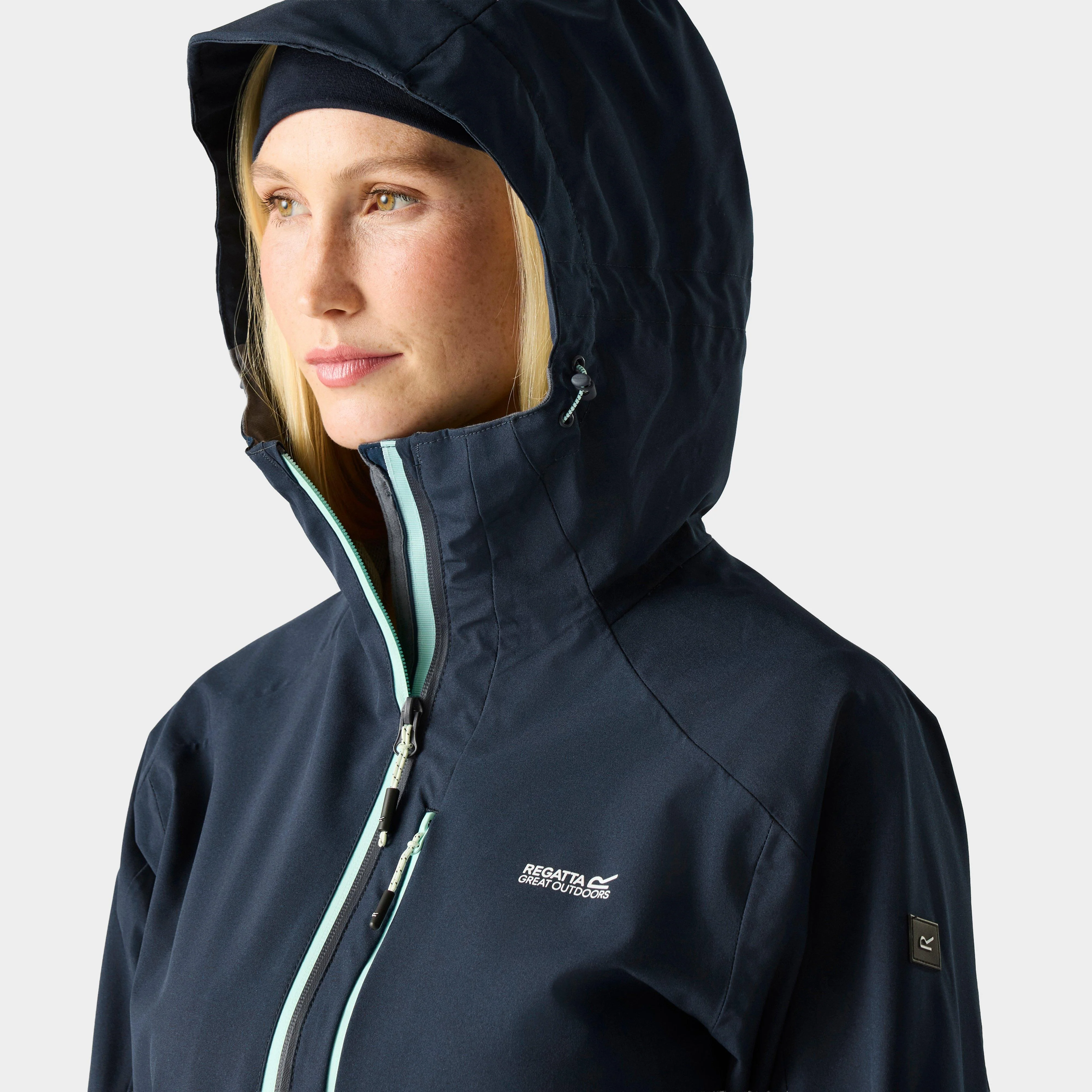 Women's Birchdale Waterproof Jacket Navy - Image 9