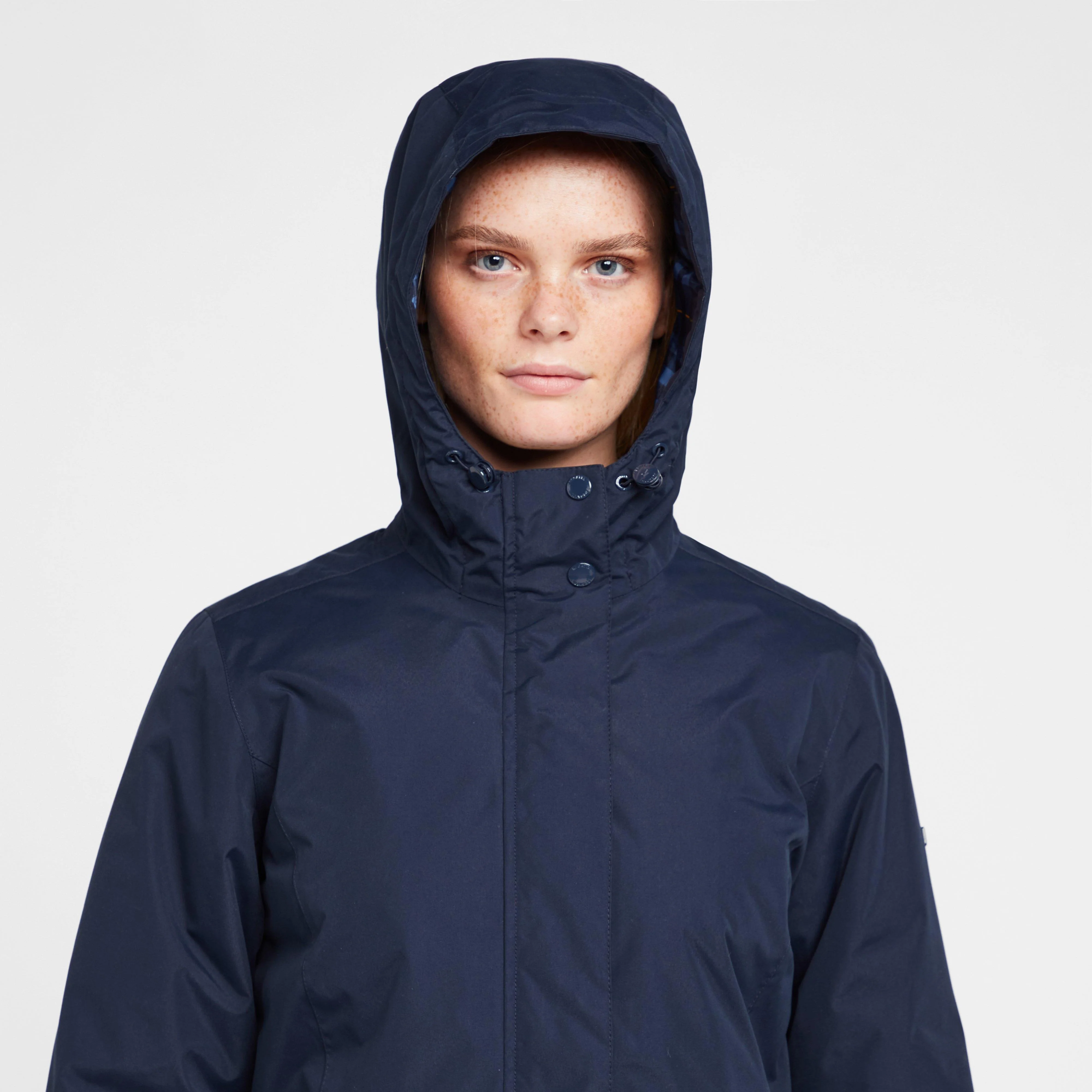 Womens Brigida Waterproof Insulated Jacket Navy - Image 4
