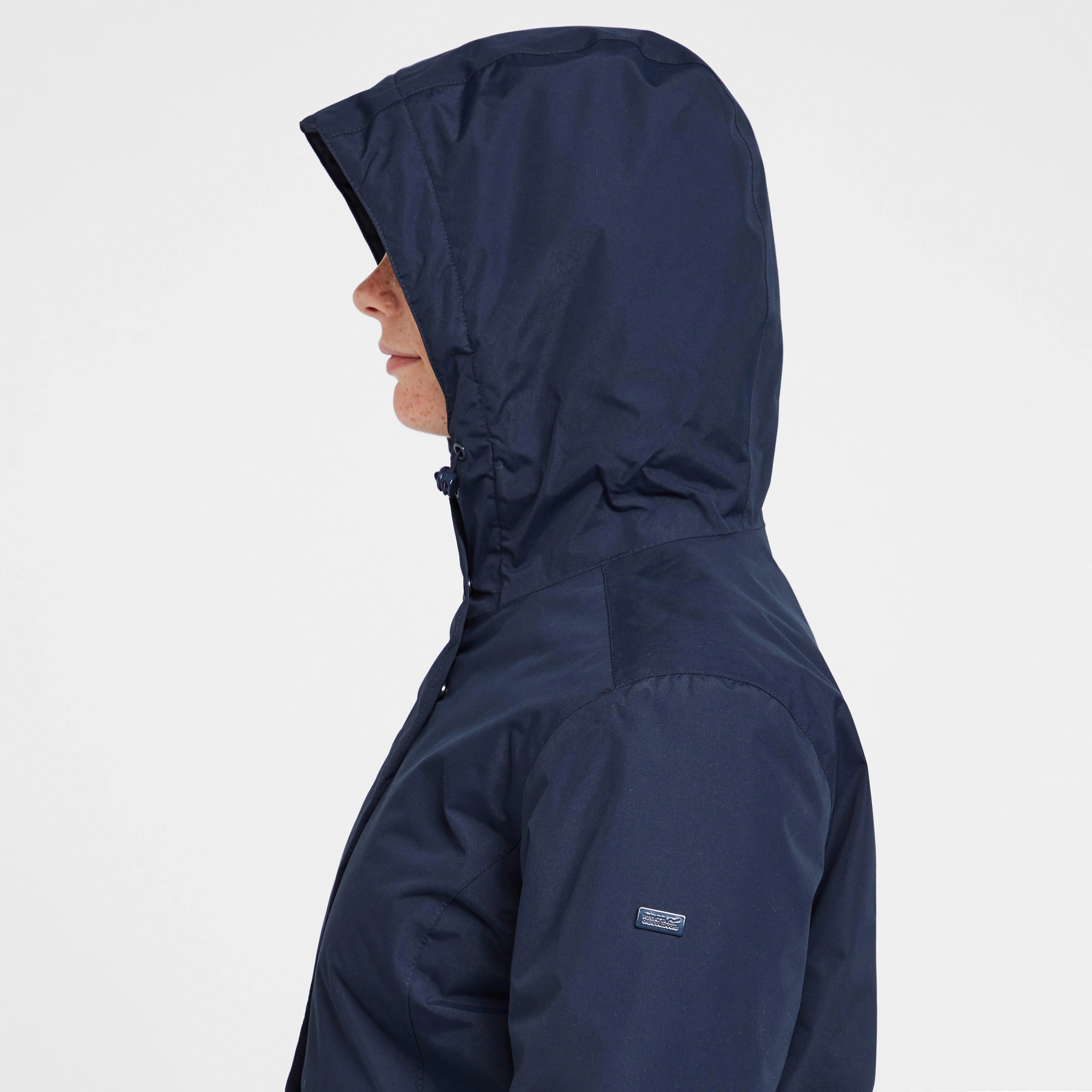Womens Brigida Waterproof Insulated Jacket Navy - Image 5