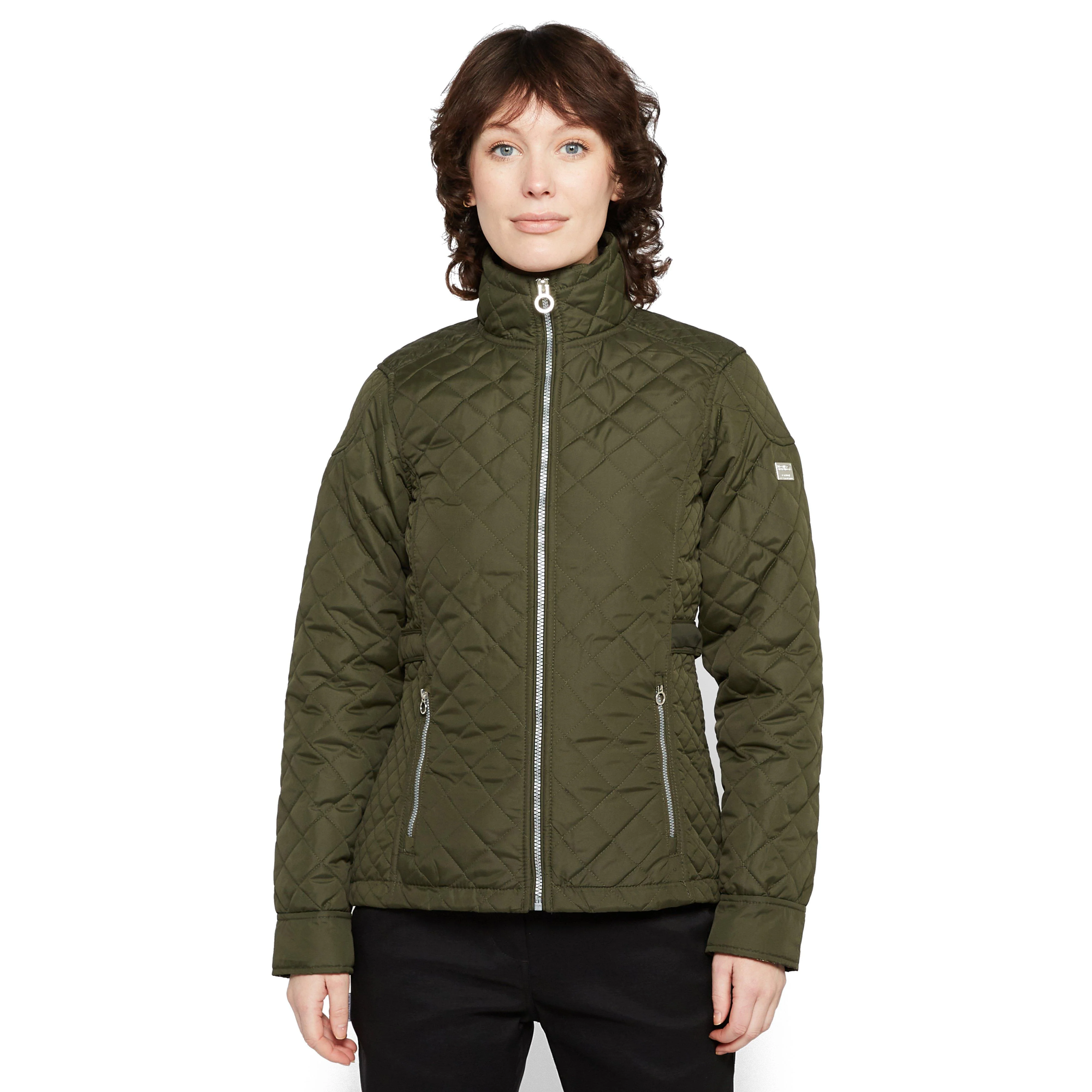 Womens Charleigh Jacket Khaki - Image 10