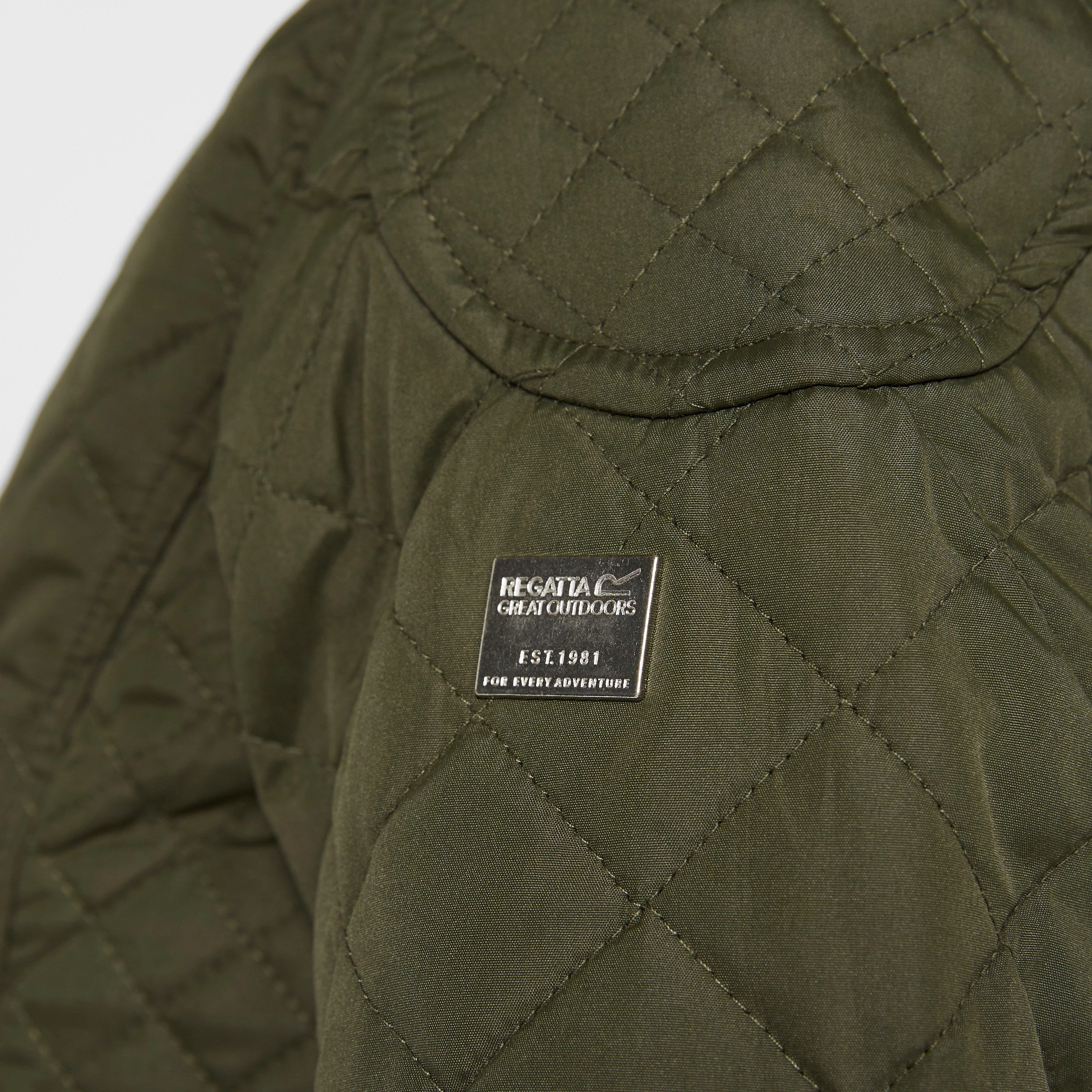 Womens Charleigh Jacket Khaki - Image 8