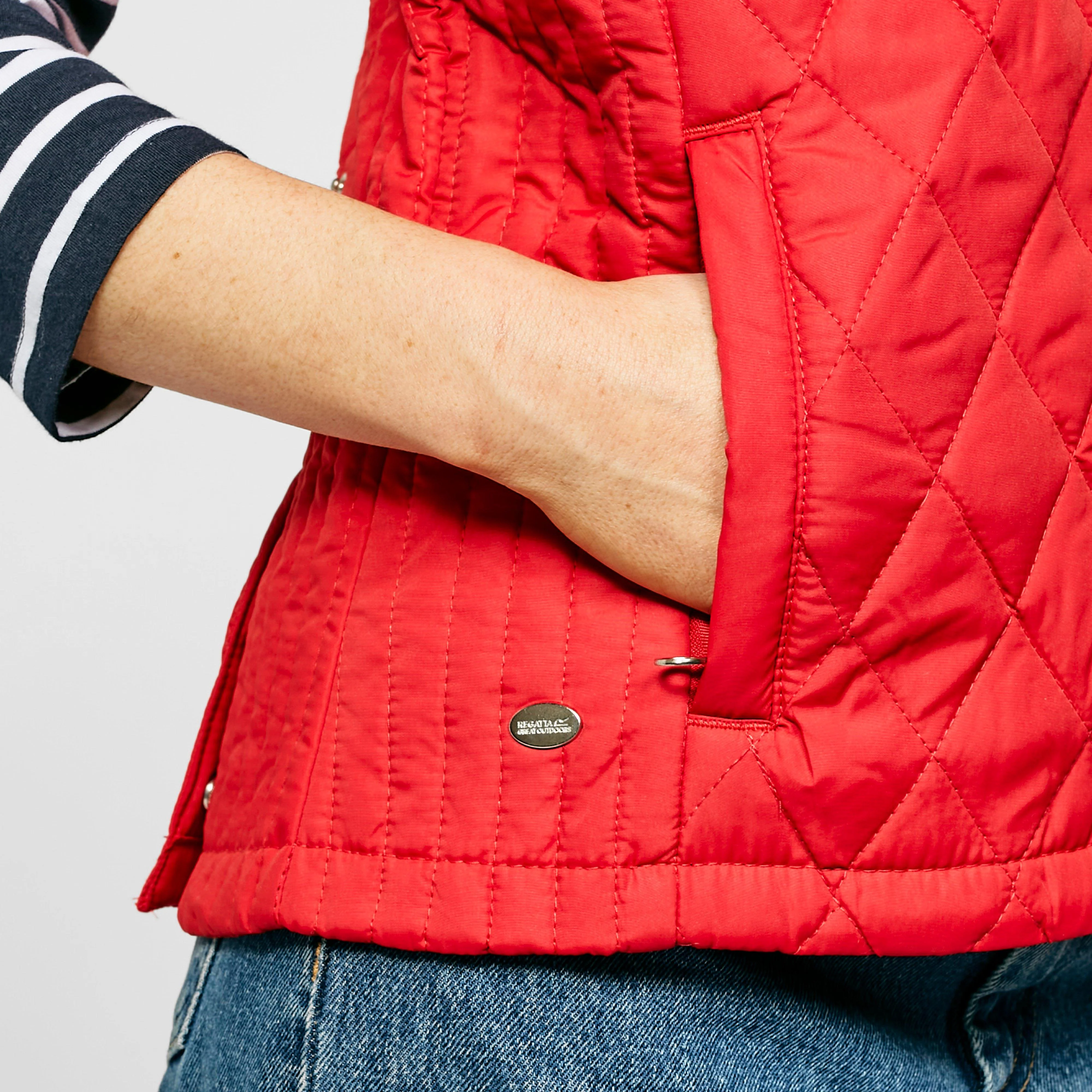 Womens Charna Gilet Red - Image 6