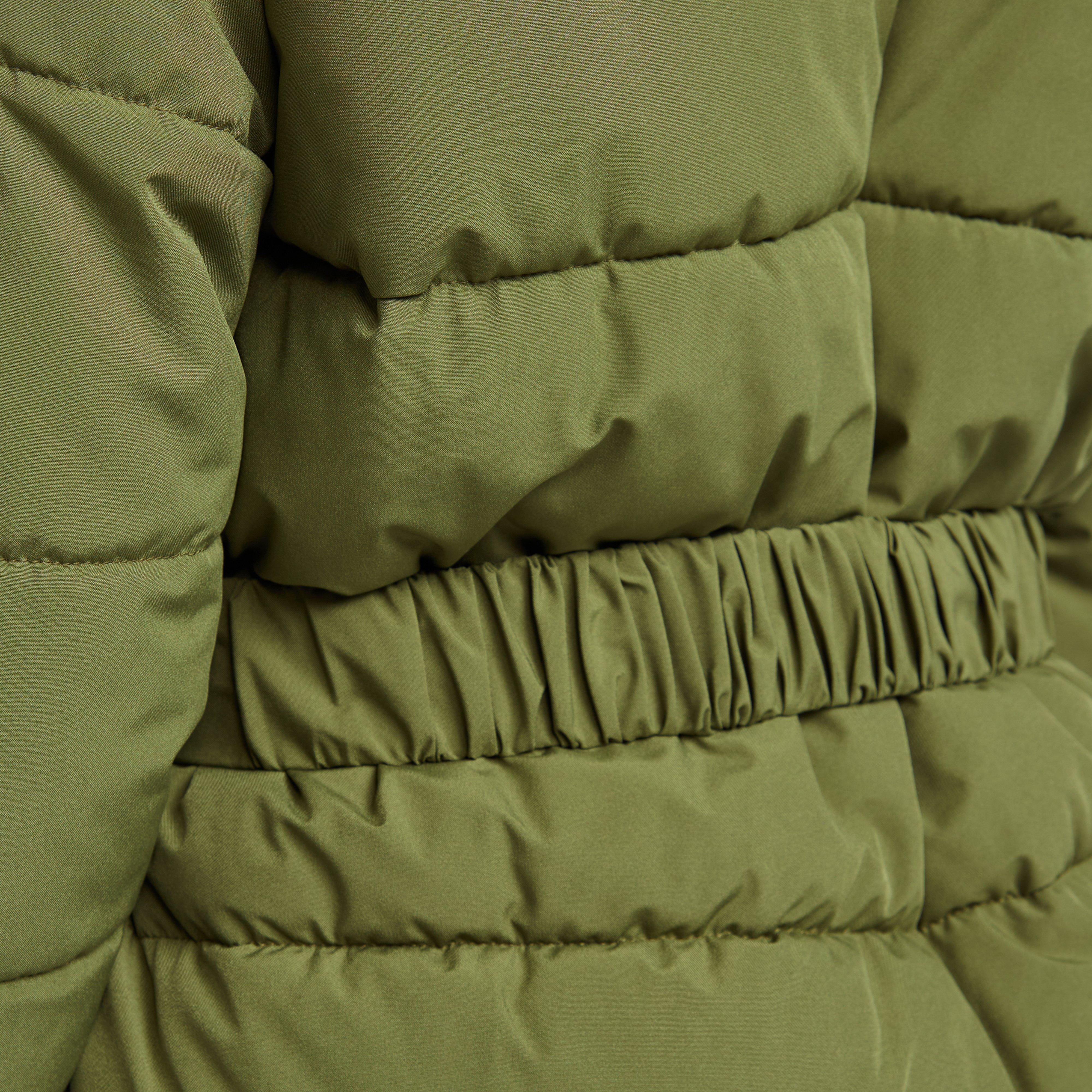Womens Daleyza Thermal Parka Jacket Green - Image 10