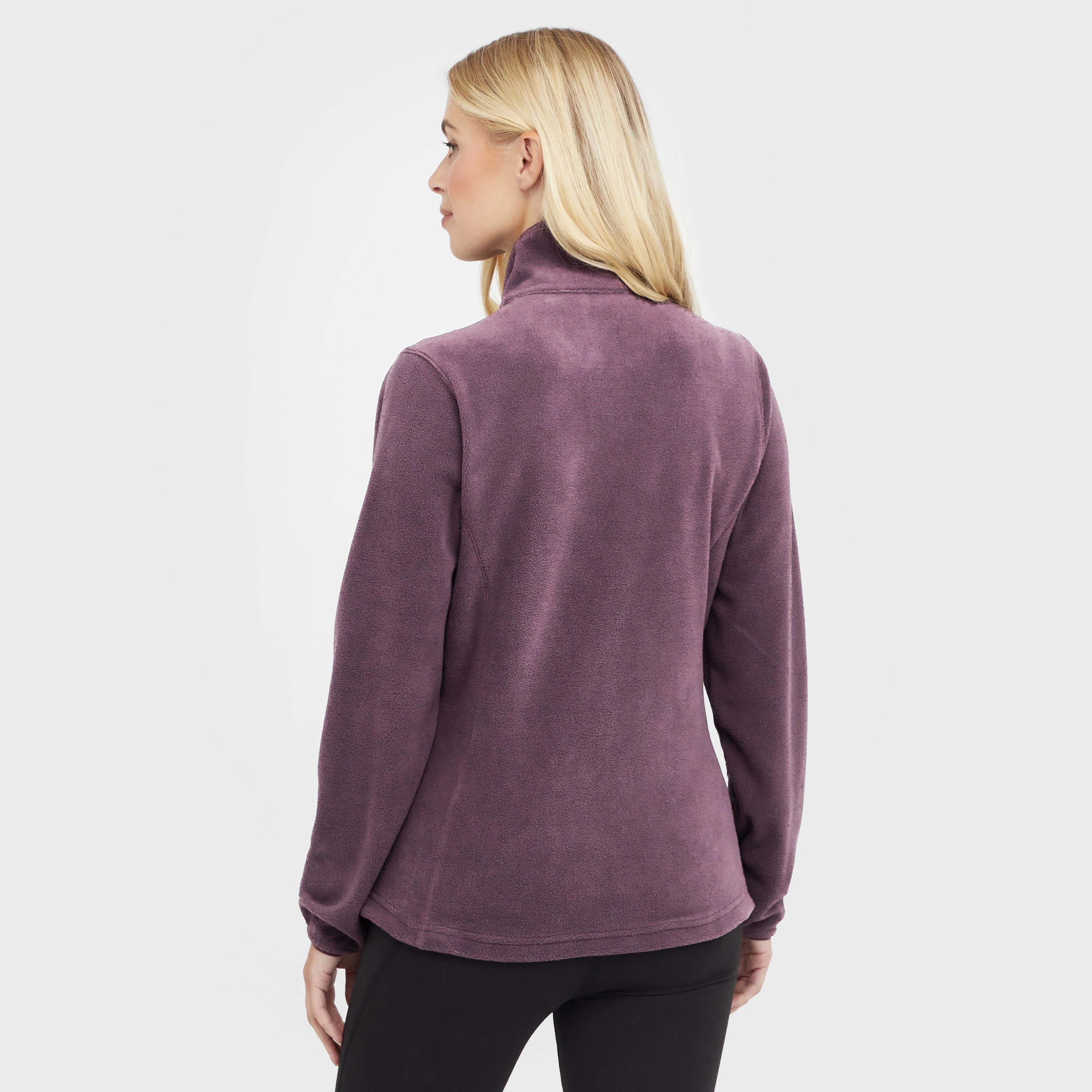 Womens Floreo IV Full Zip Fleece Deep Plum - Image 2