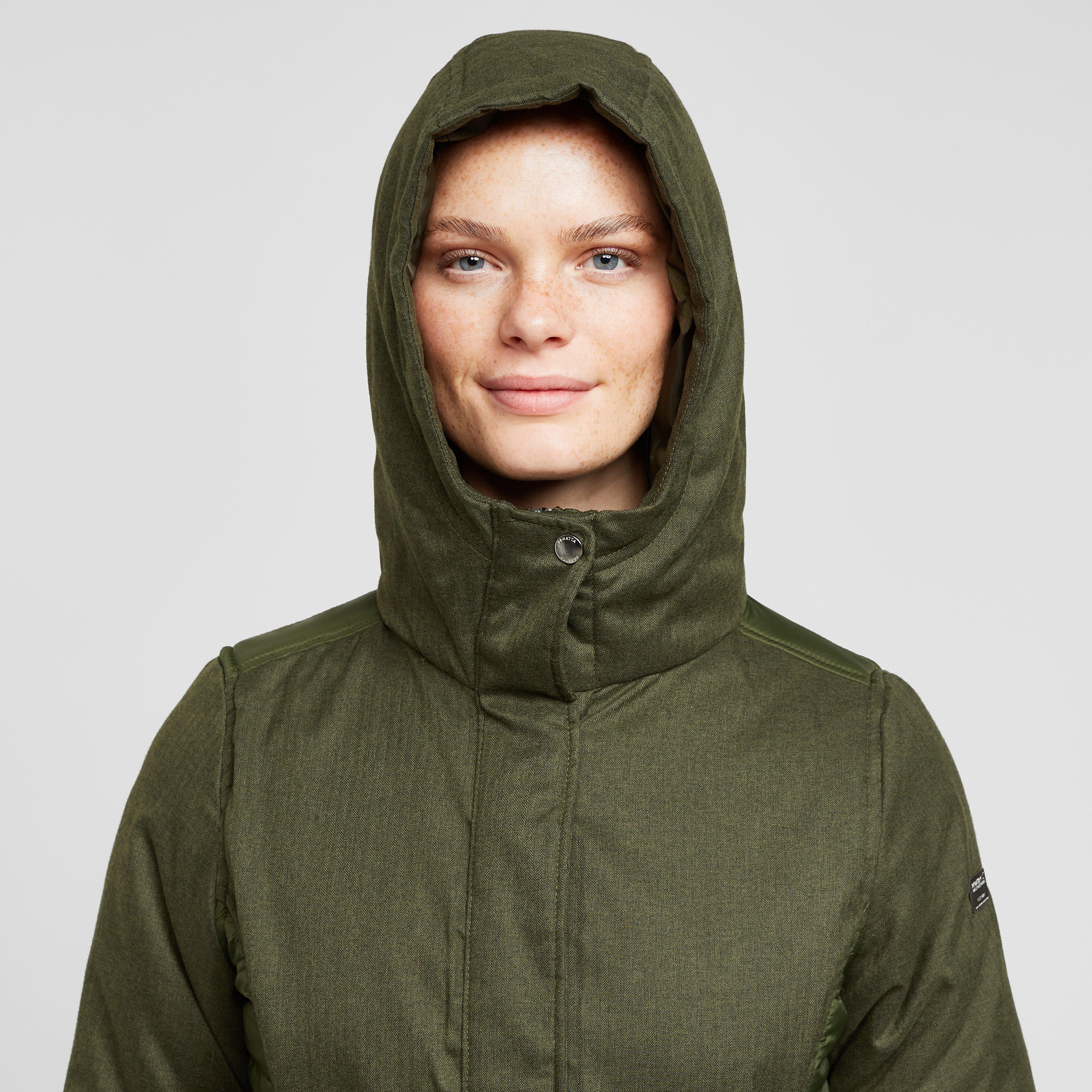 Womens Kennedie Insulated Jacket Khaki - Image 6