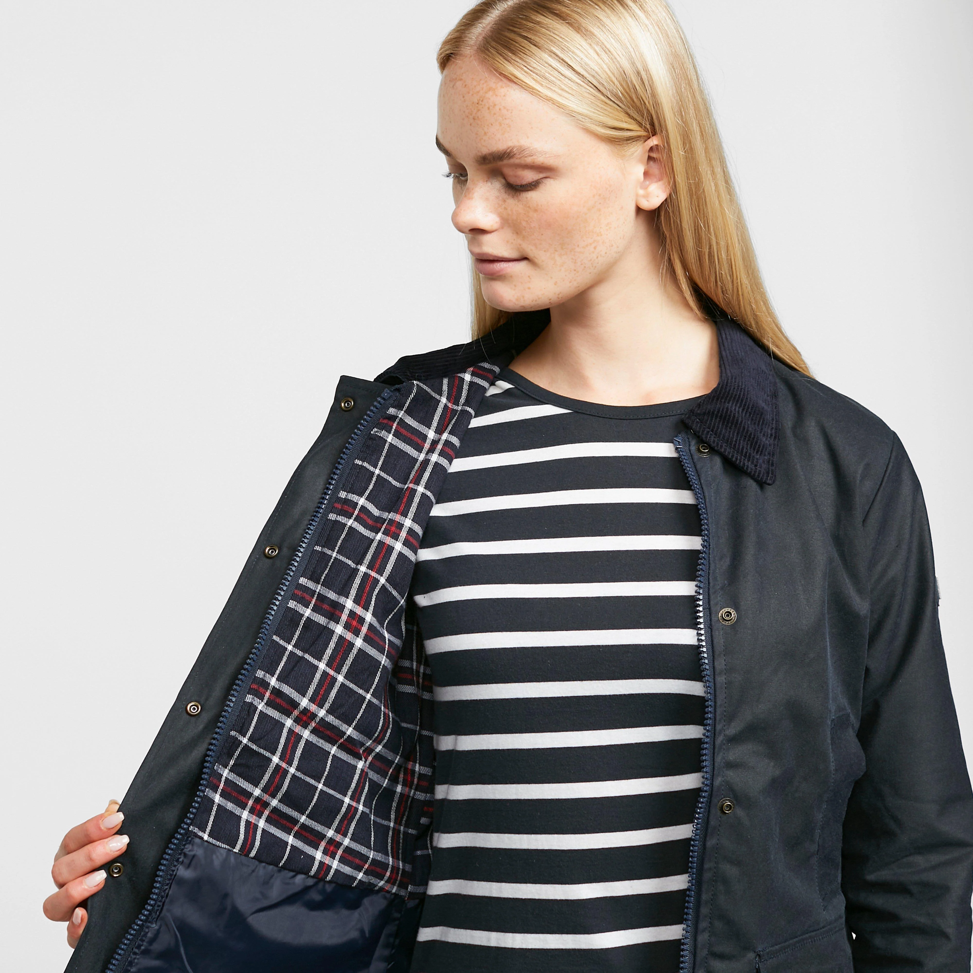 Womens Lady Country Jacket Navy - Image 5