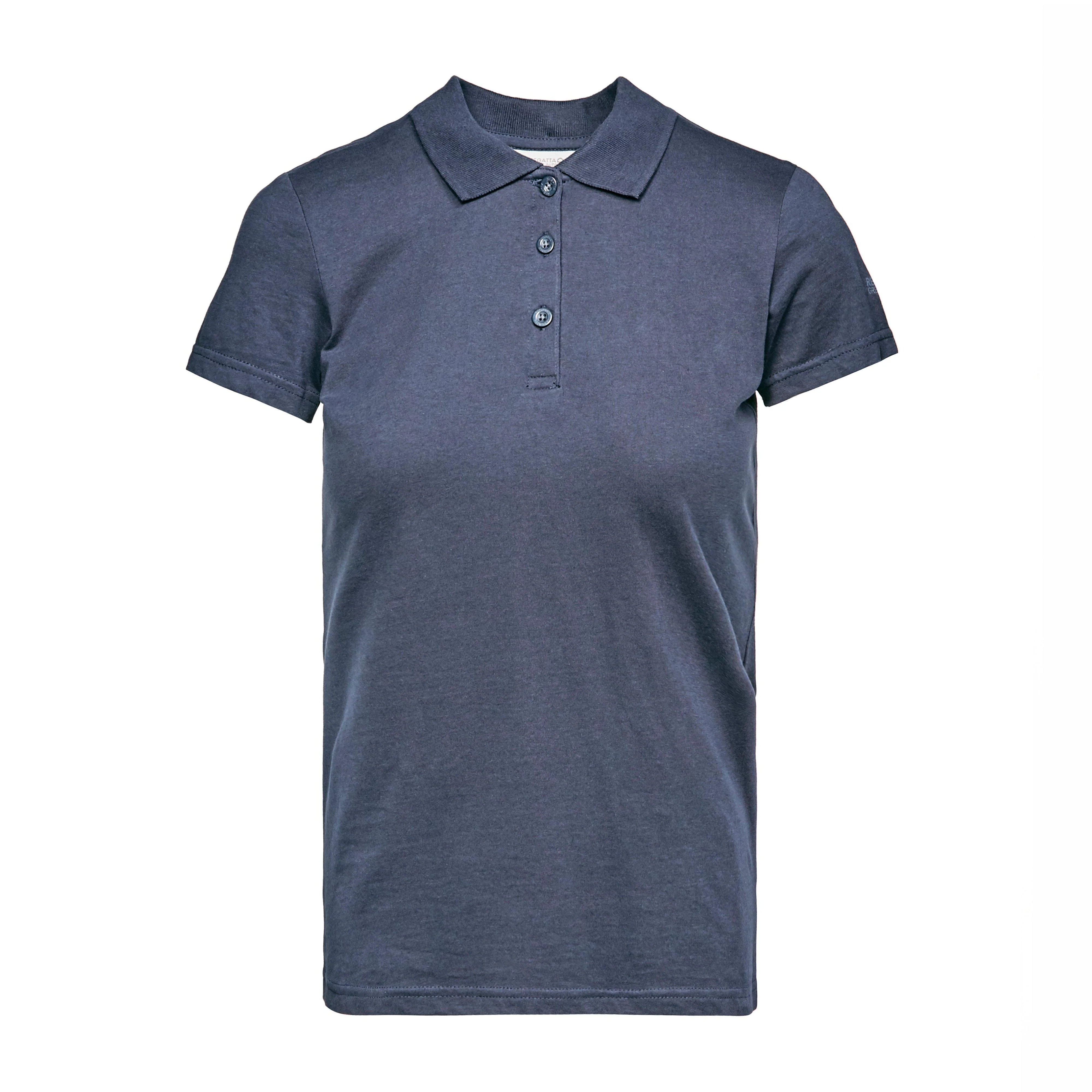 Womens Sinton Polo Shirt Navy - Image 7