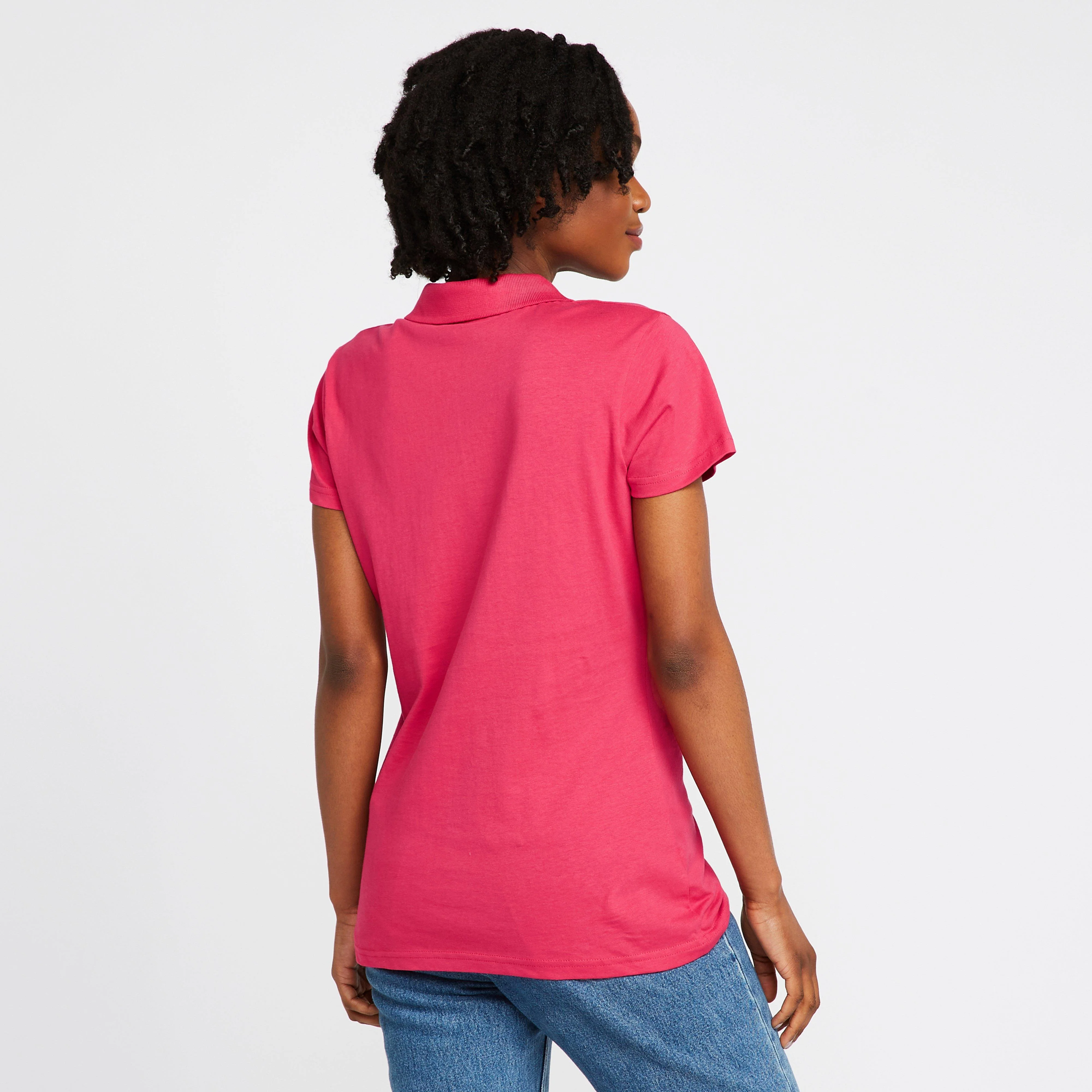 Womens Sinton Polo Shirt Rethink Pink - Image 2