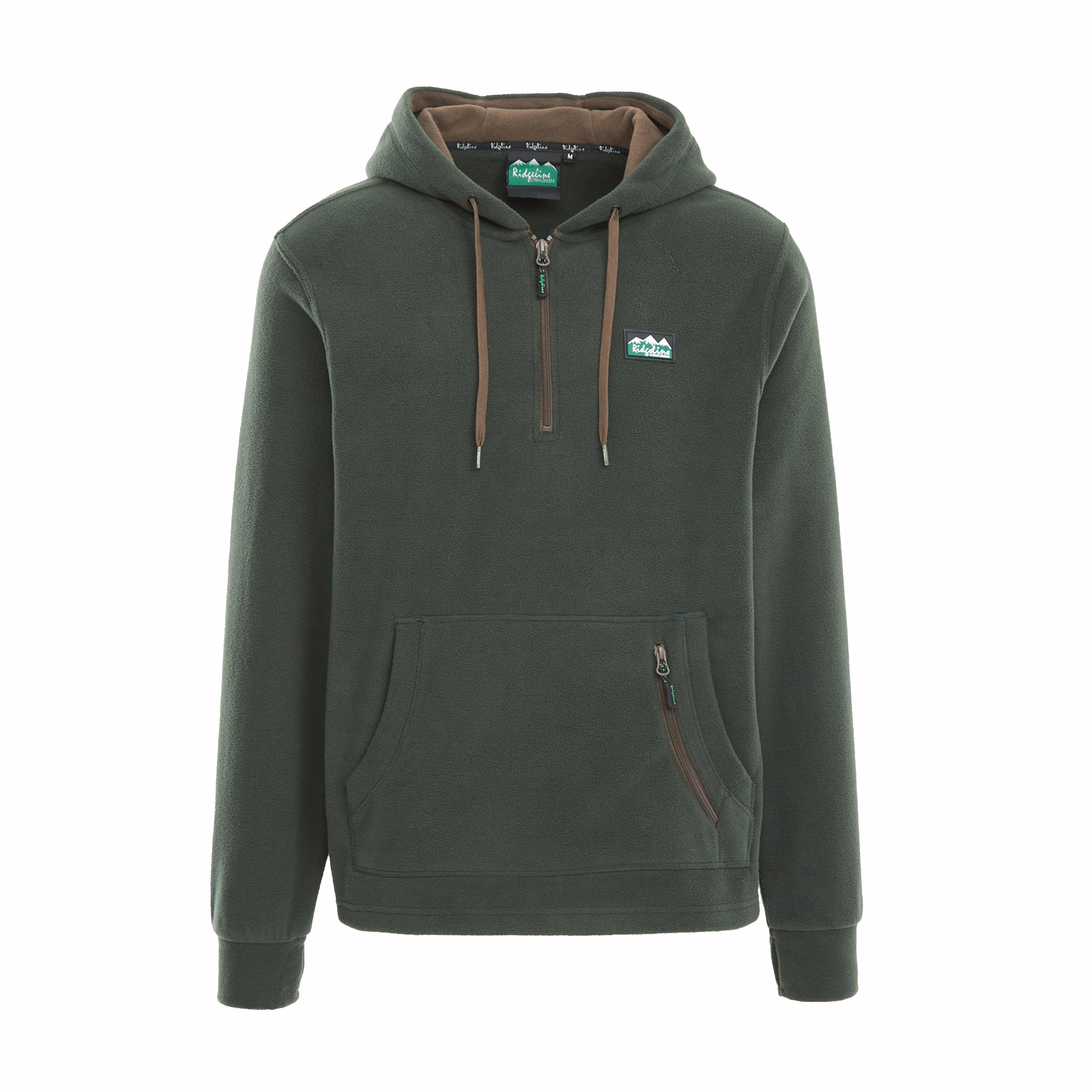 Men's Ballistic Fleece Hoodie Olive - Image 7