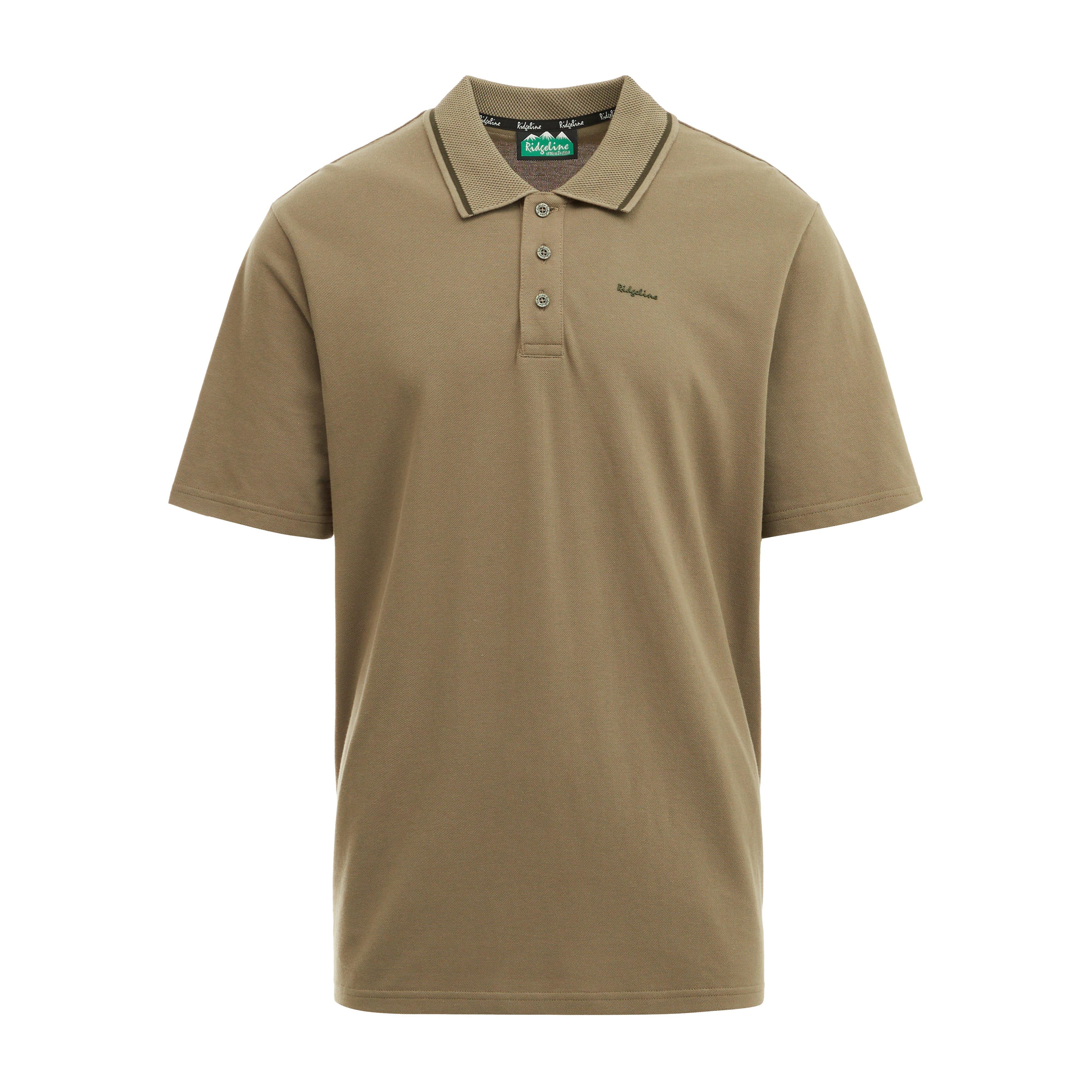 Mens Kilworth Polo Top Smokey Olive - Image 3