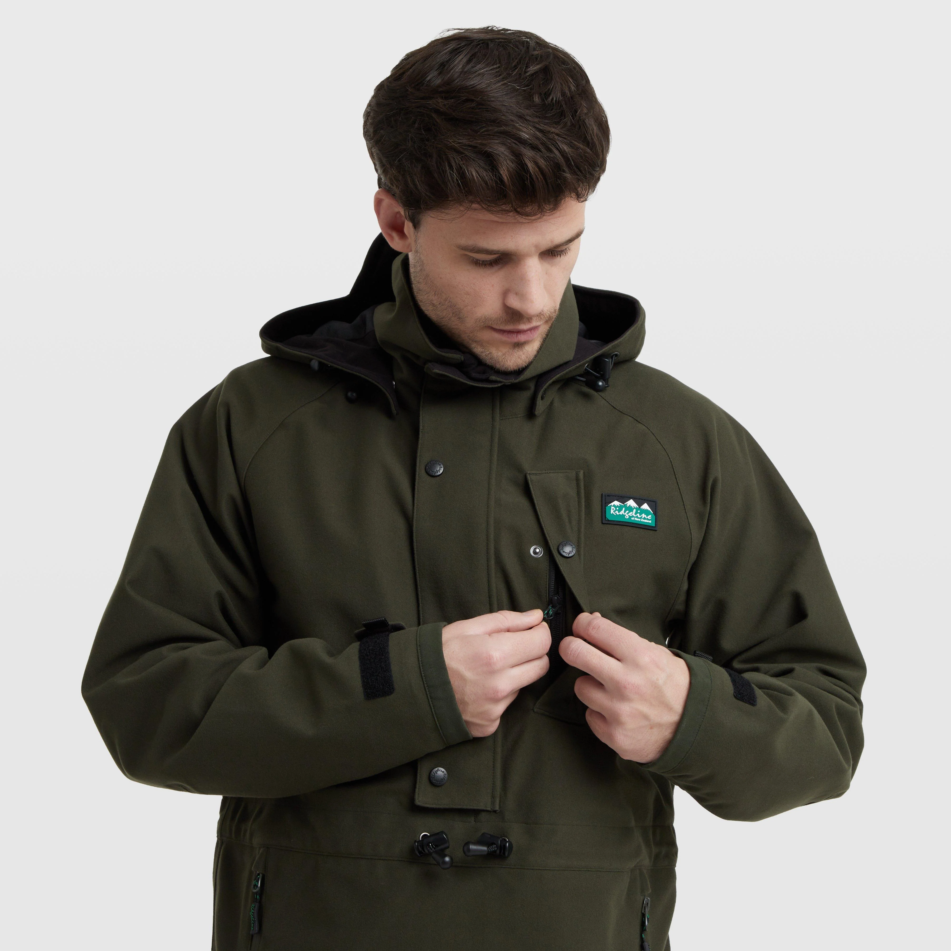 Men’s Monsoon Classic Smock Deep Forest - Image 8