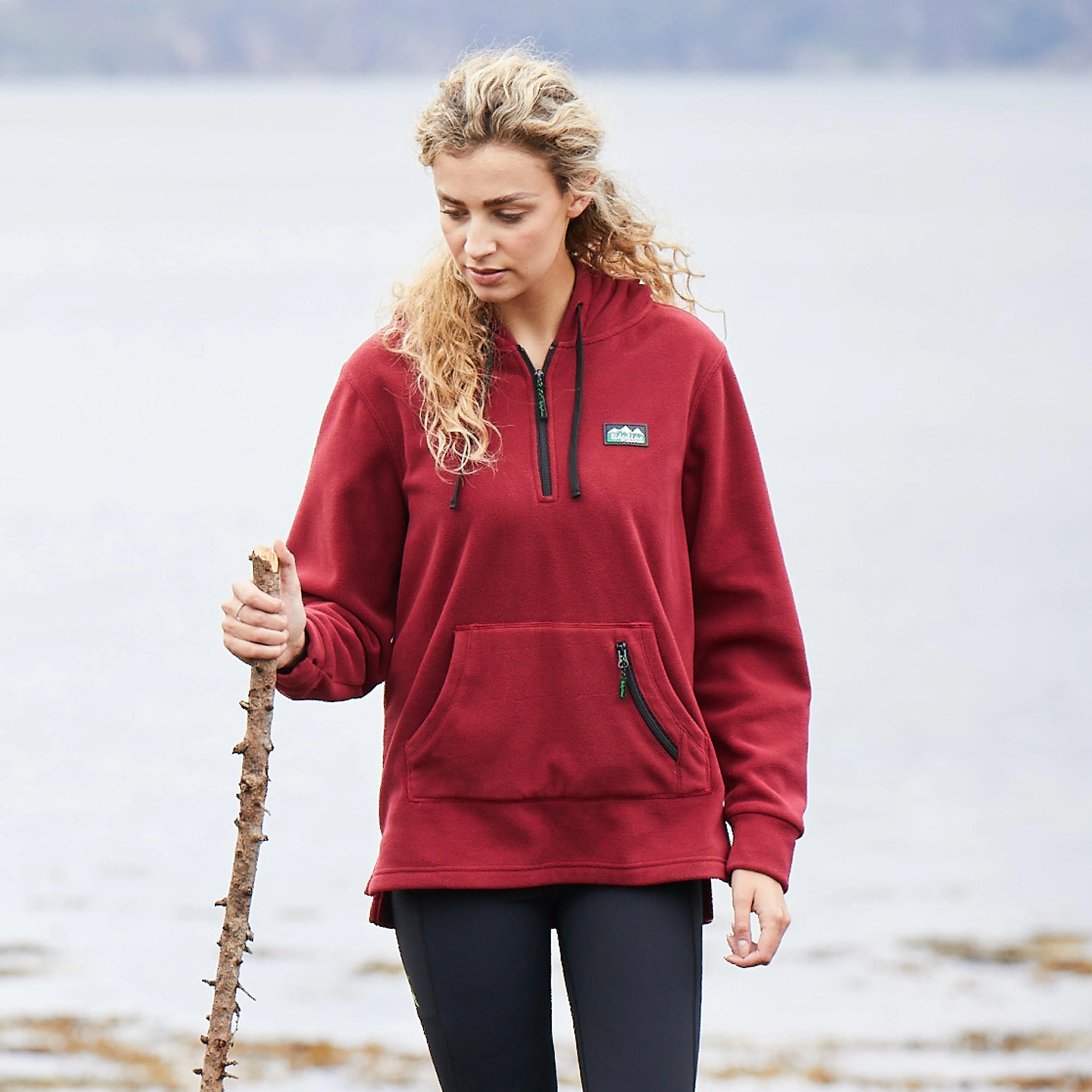 Womens Ballistic Hoodie Rhubarb - Image 8