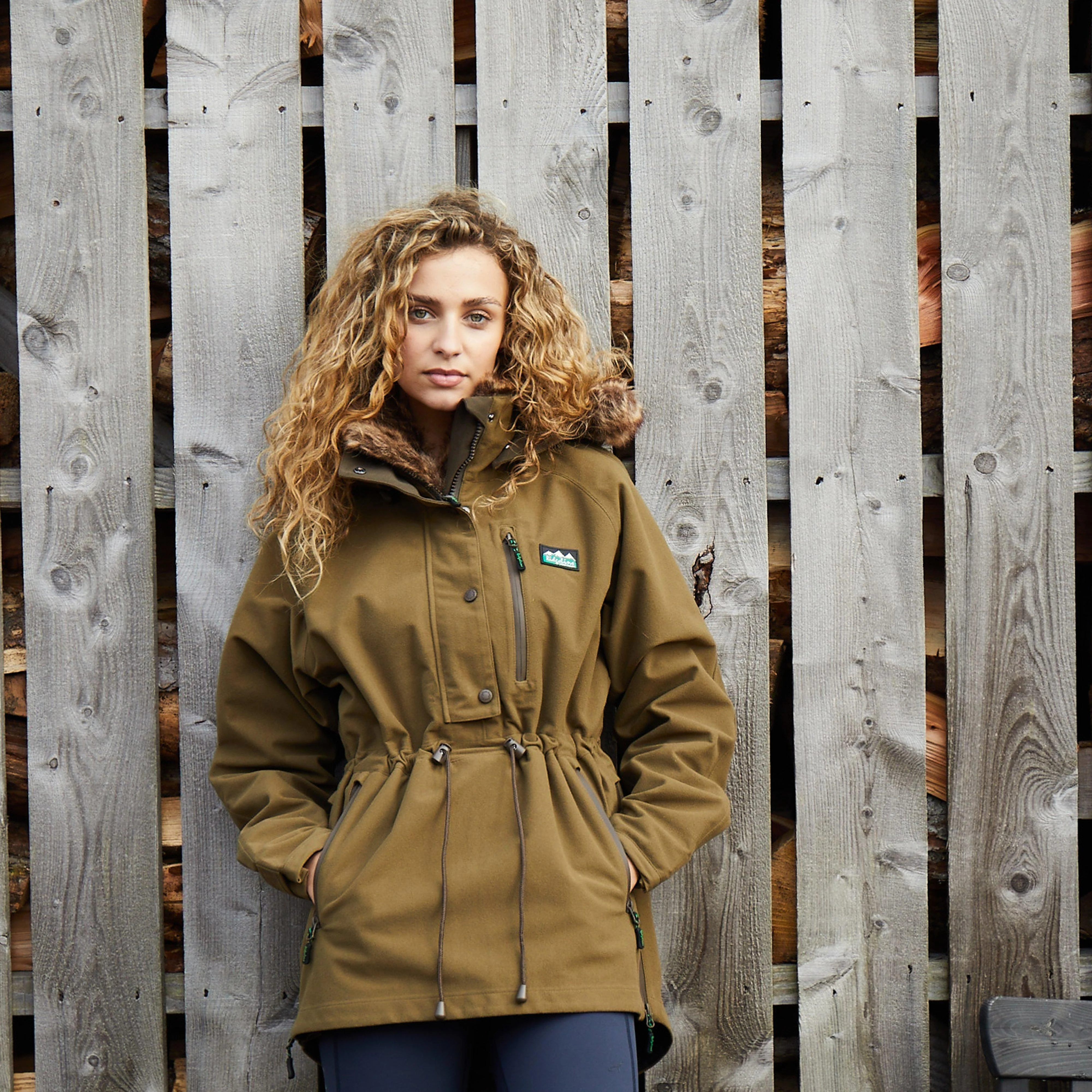 Womens Monsoon II Arctic Smock Teak - Image 11