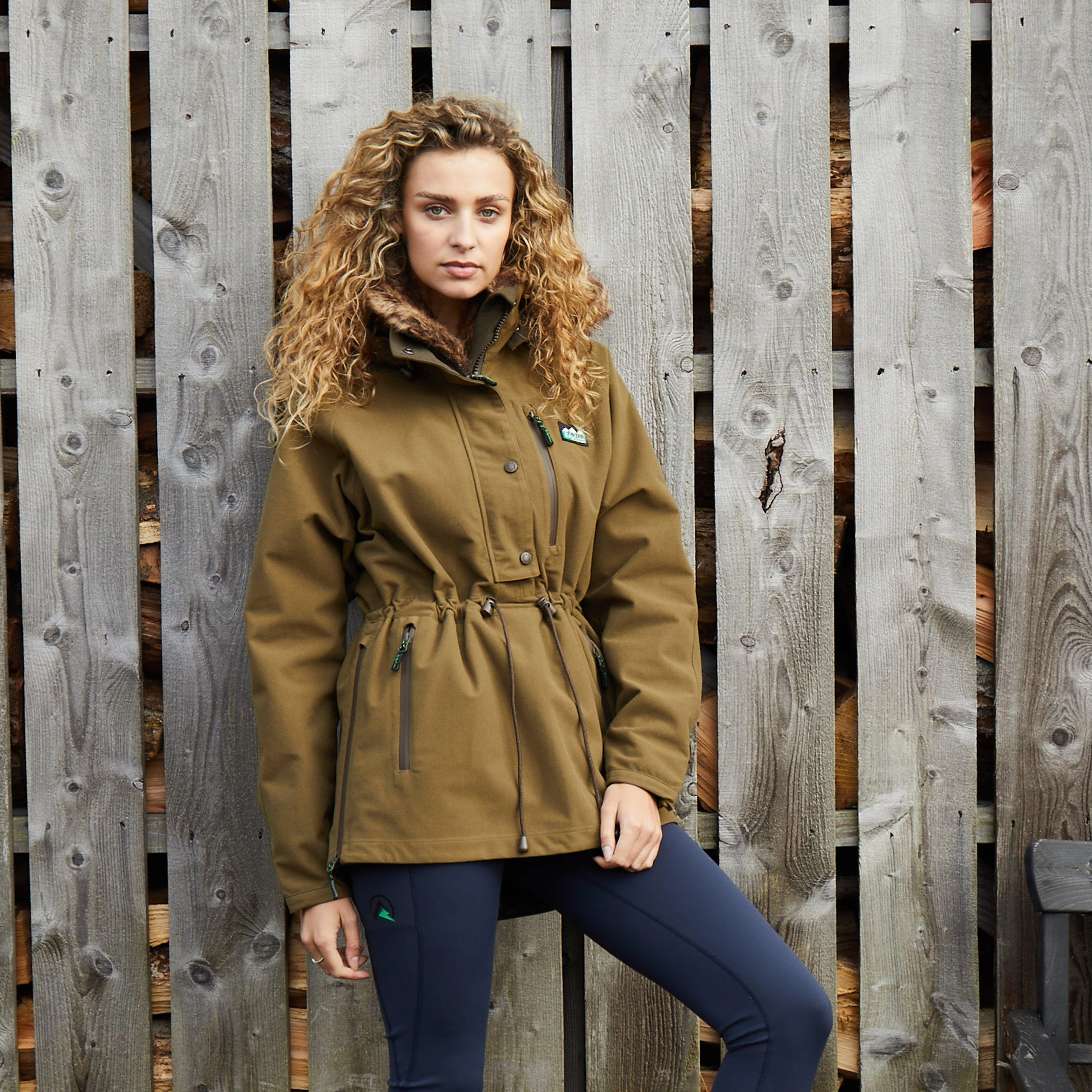 Womens Monsoon II Arctic Smock Teak - Image 9