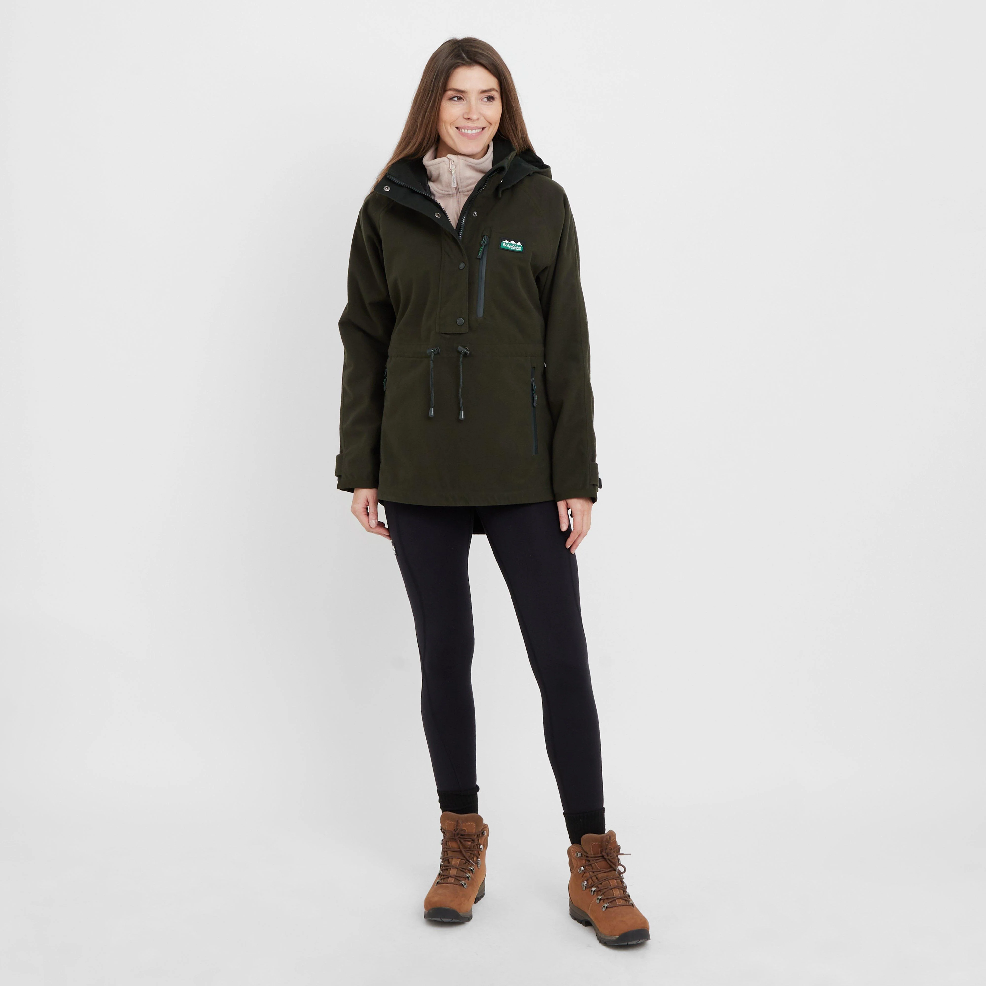 Womens Monsoon II Classic Smock Deep Forest - Image 3
