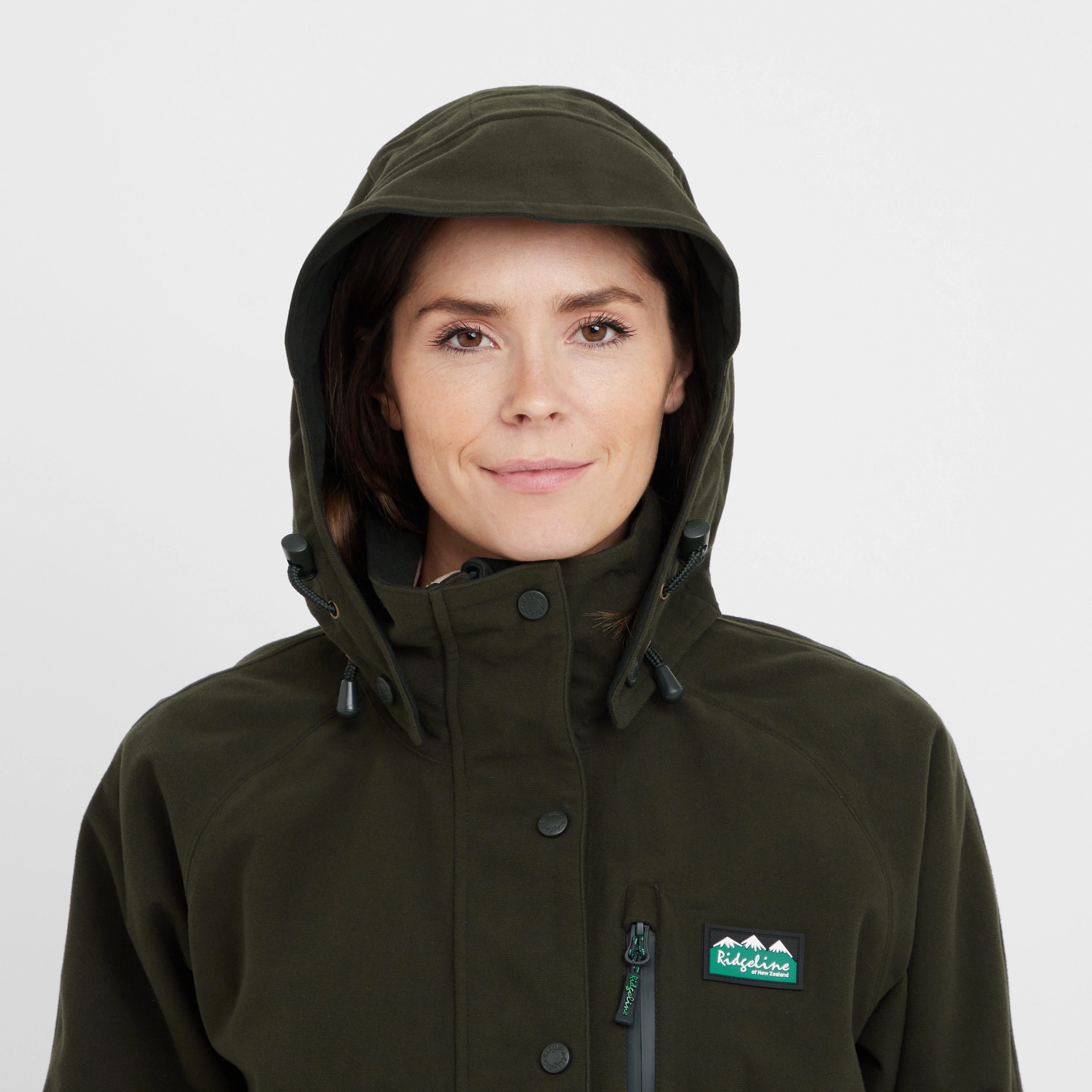Womens Monsoon II Classic Smock Deep Forest - Image 4