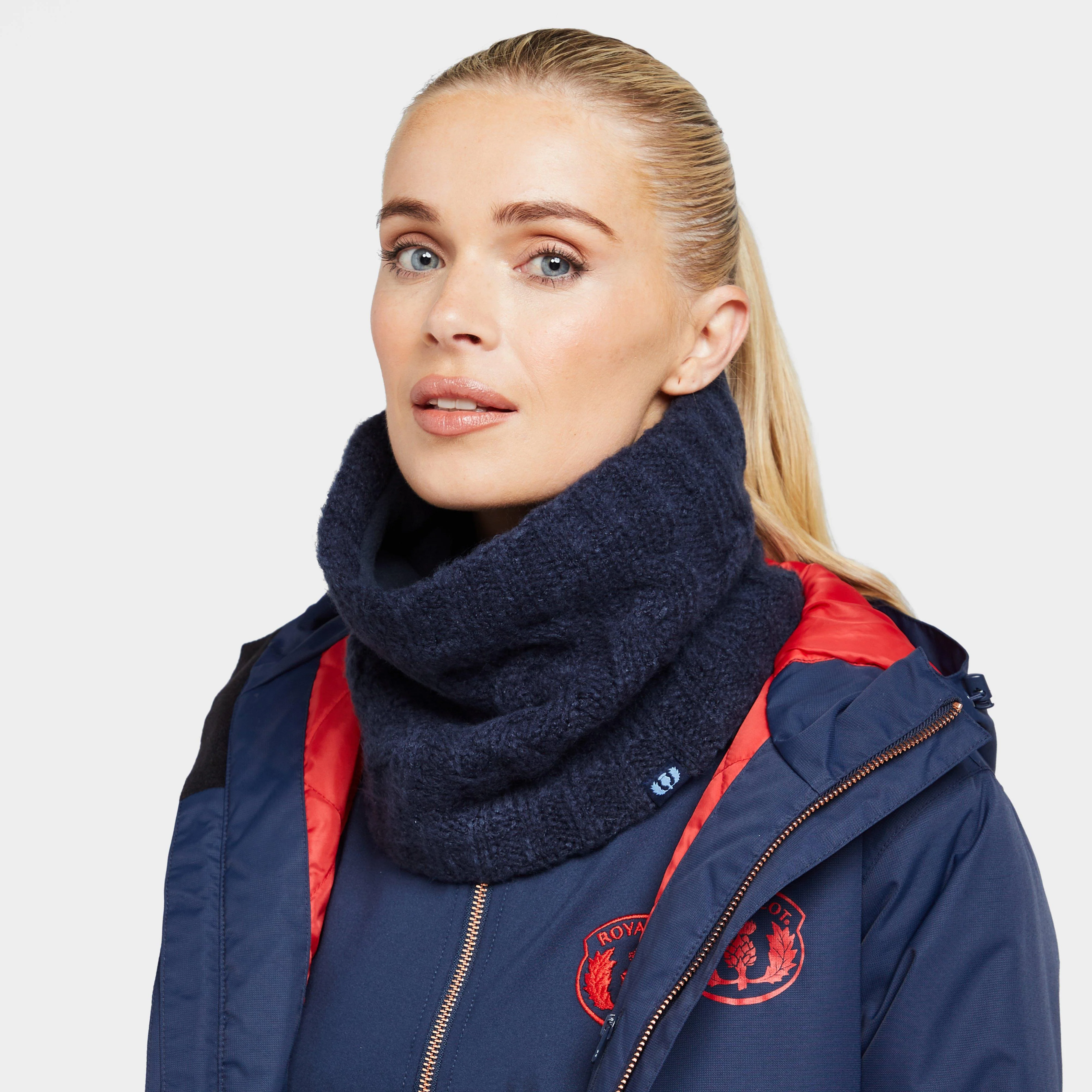 Knitted Snood Dark Blue - Image 2