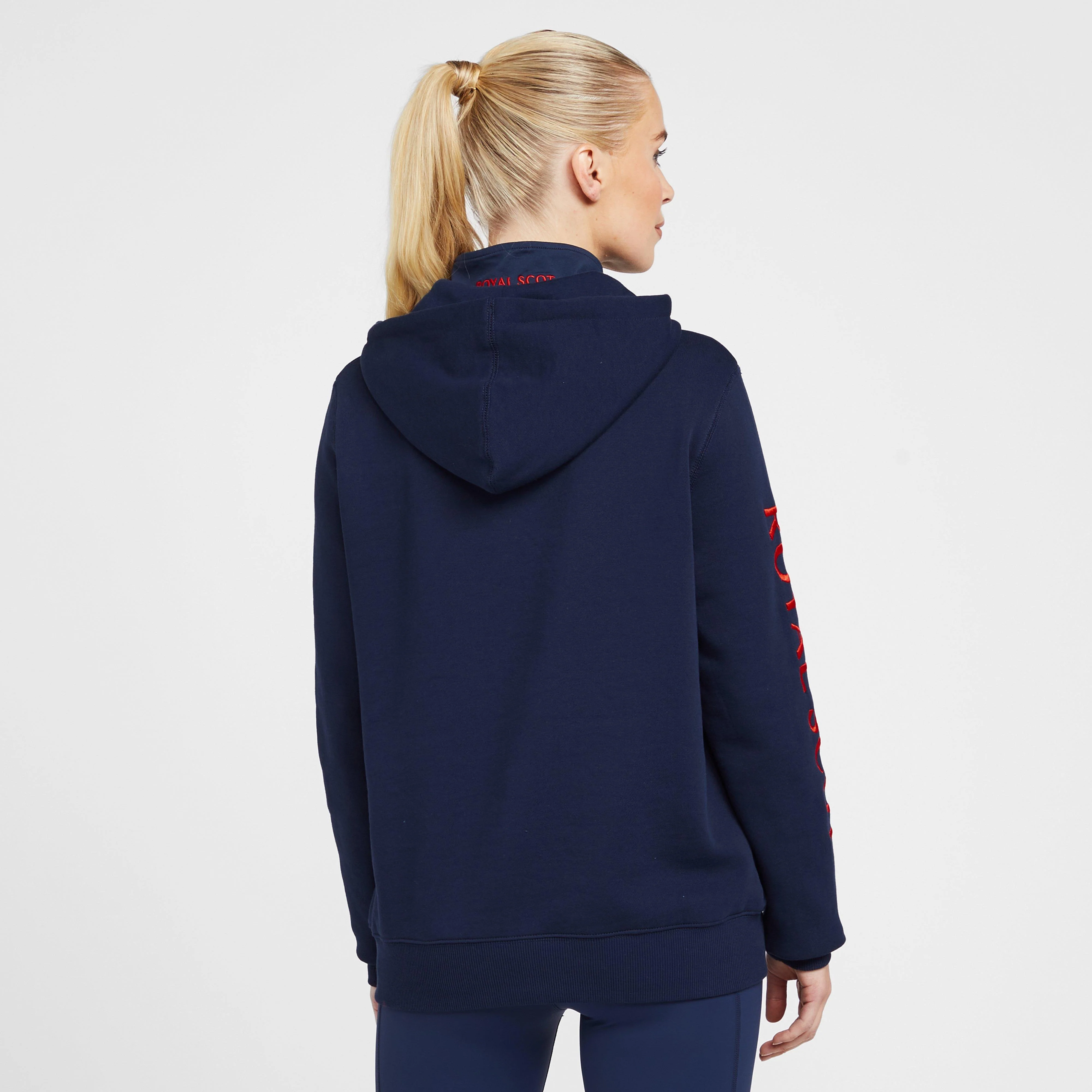 Womens Abigail Hooded Sweater Dark Blue - Image 2