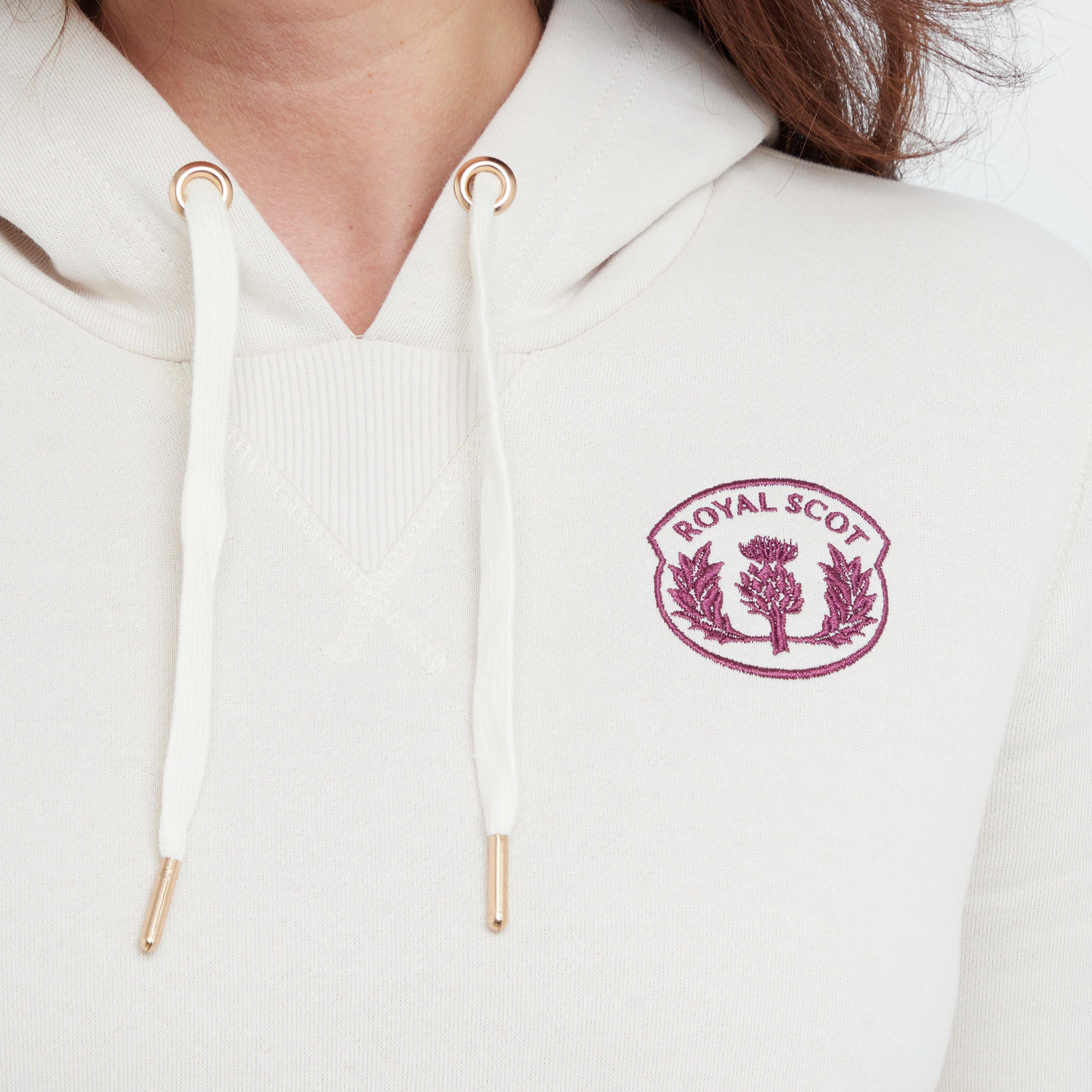 Womens Abigail Hooded Sweatshirt Cloud - Image 4