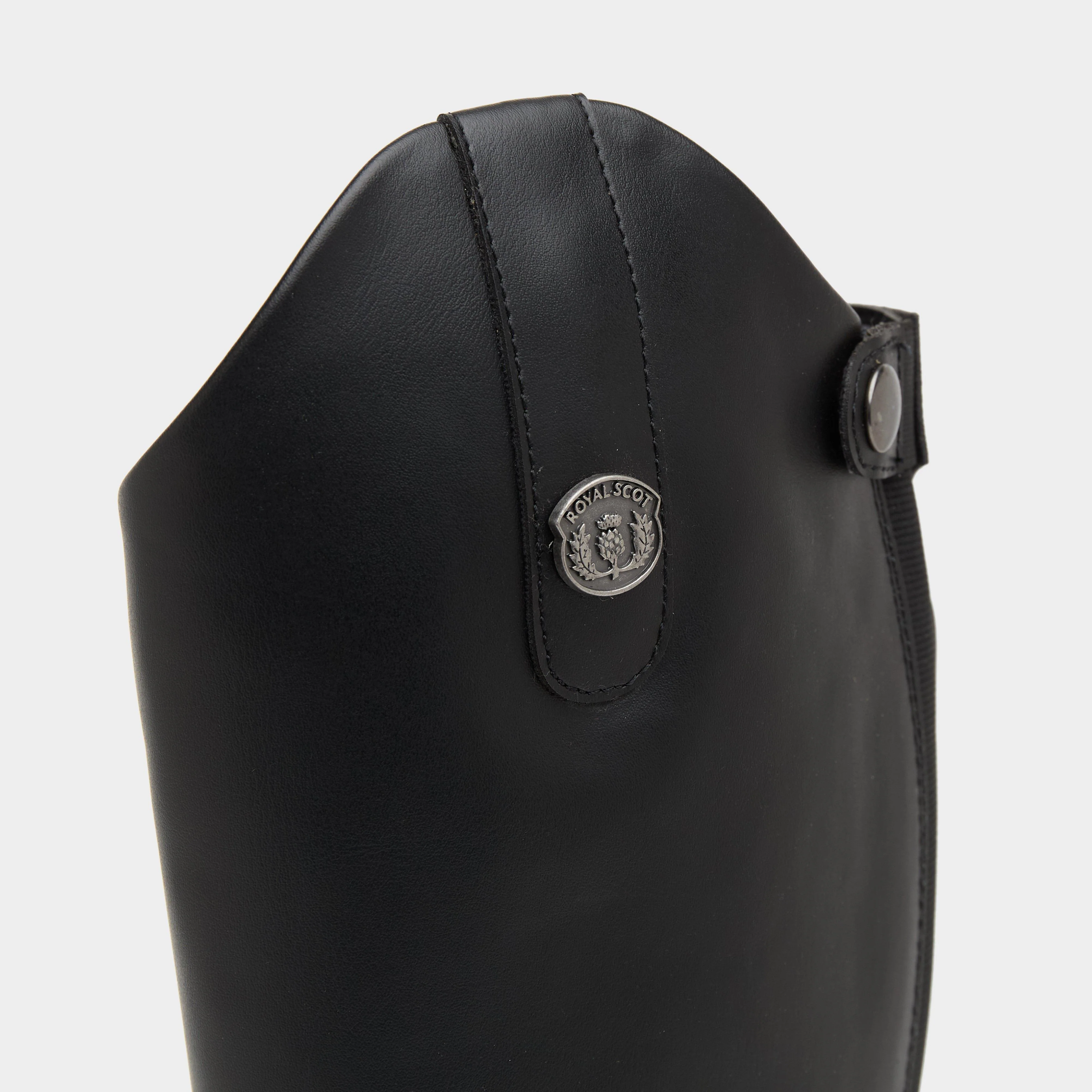 Womens Annan Long Riding Boots Black - Image 5