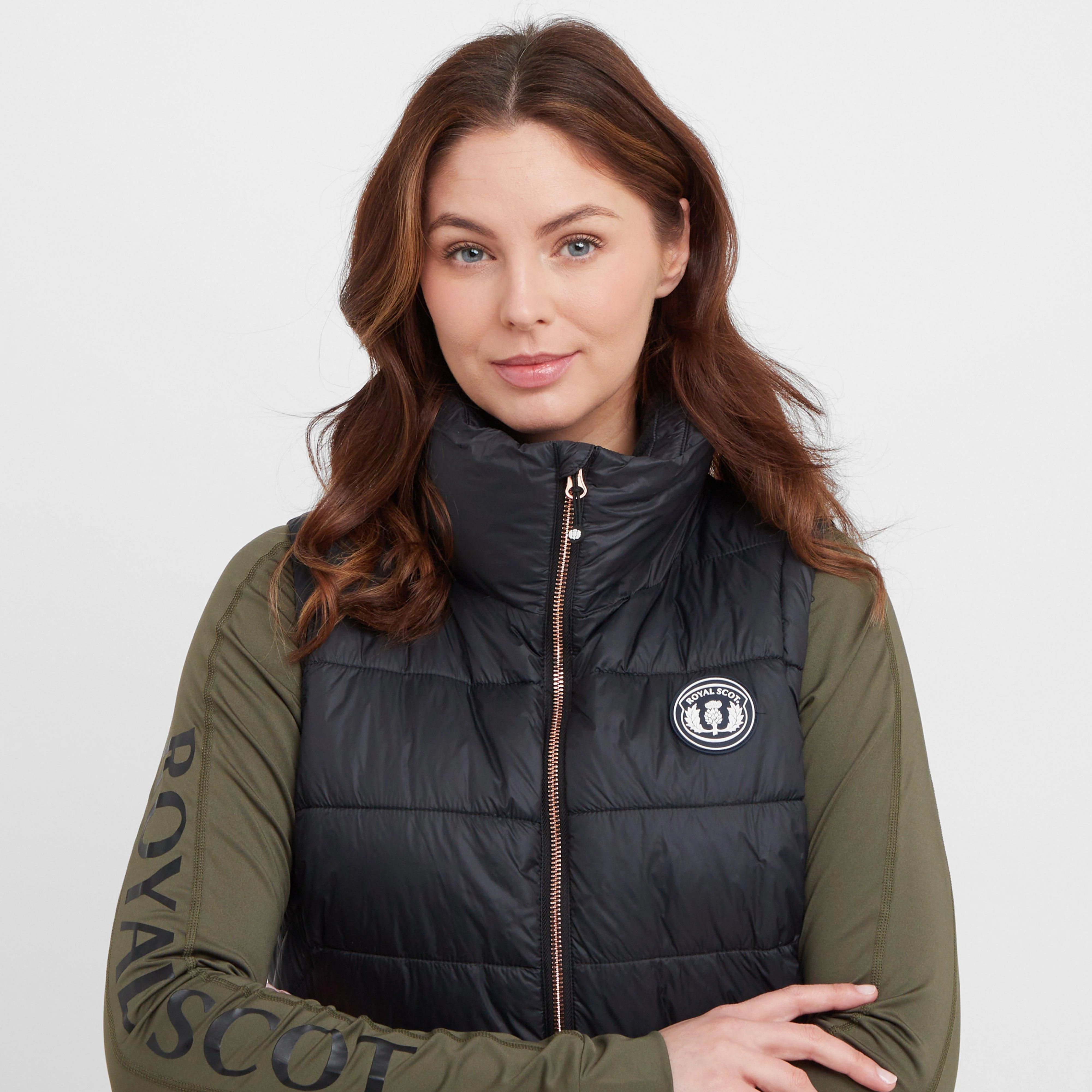 Womens Emma Baffle Gilet Black - Image 5