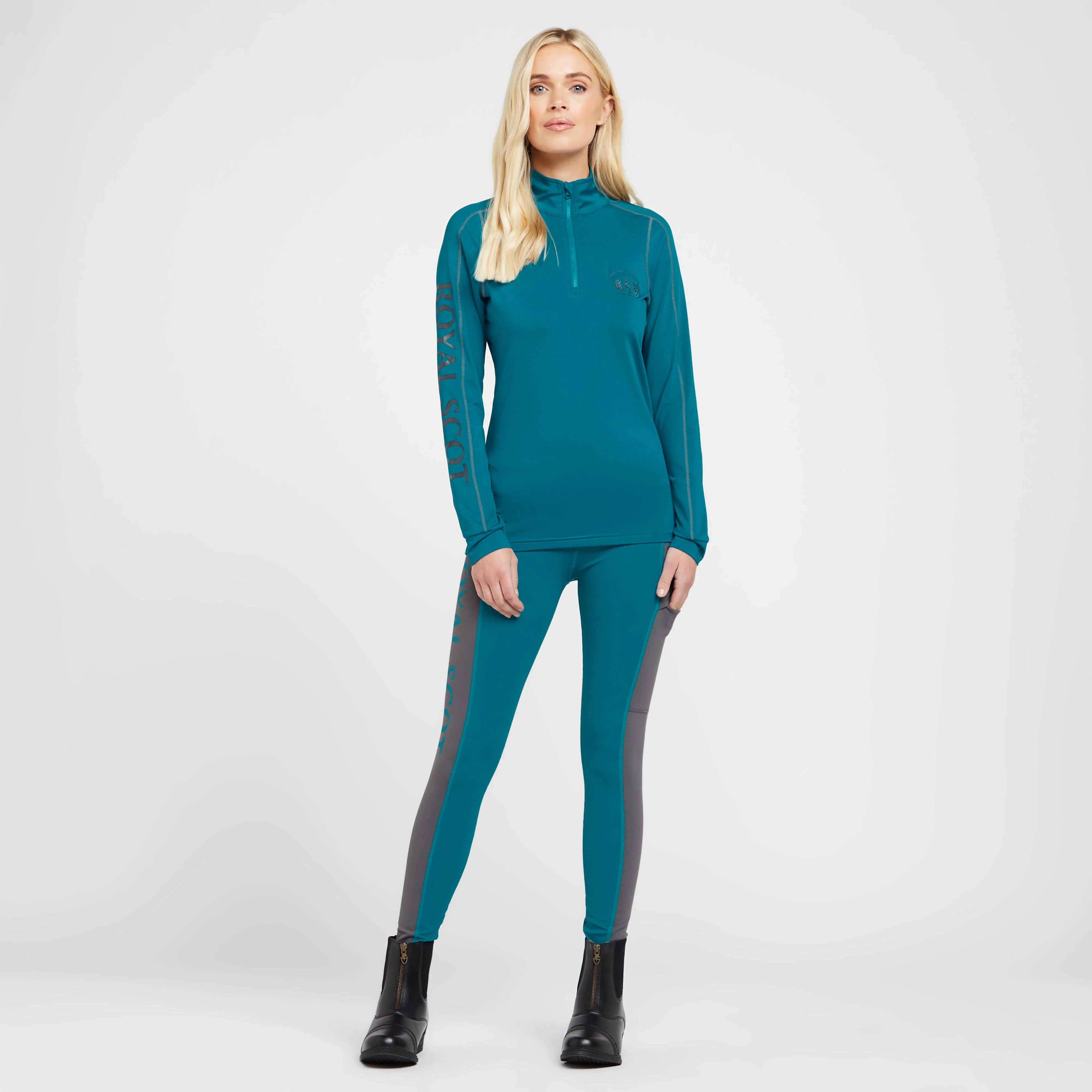 Womens Gracie Long Sleeved Base Layer Ocean Blue - Image 3