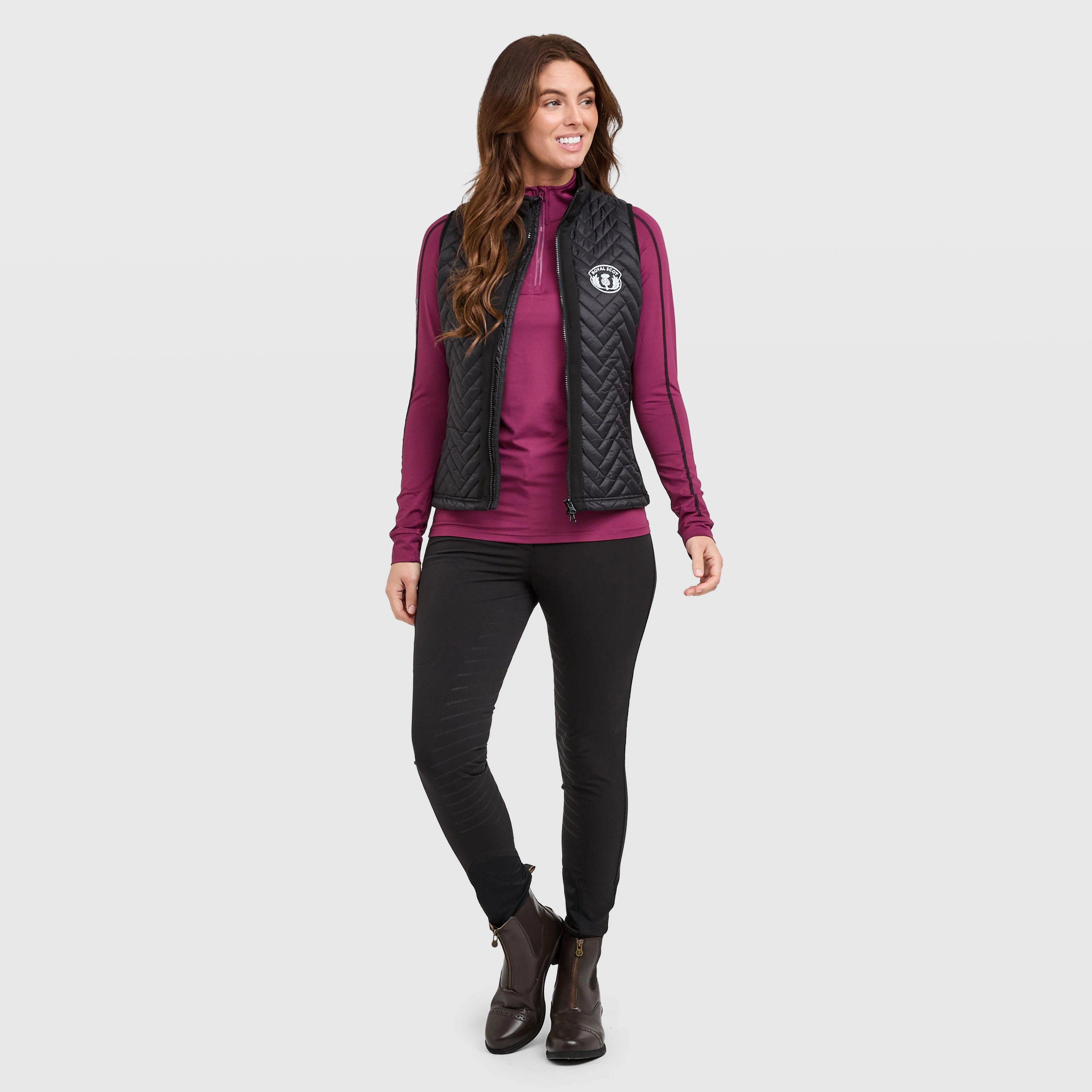Women’s Kayley Hybrid Gilet Black - Image 3