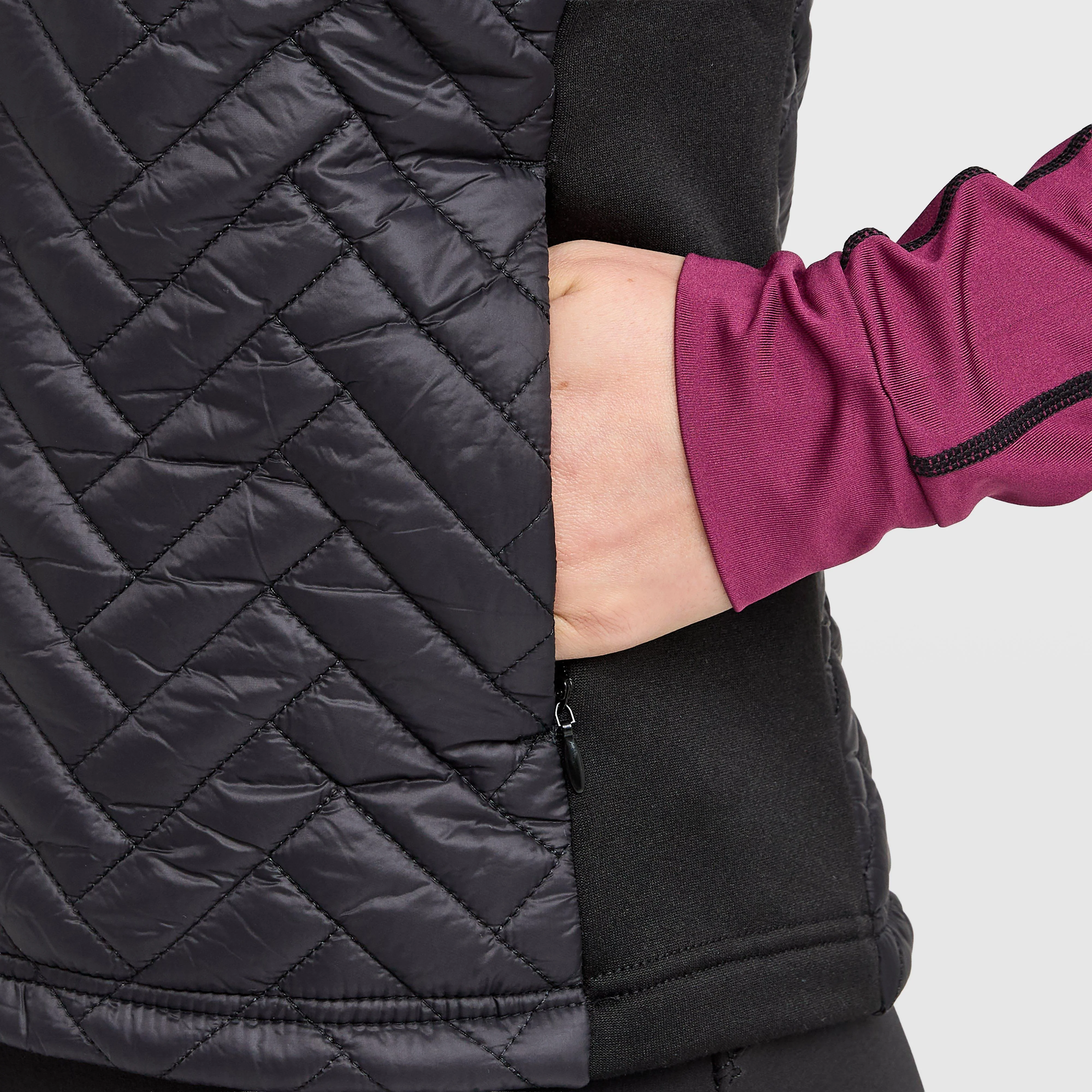 Women’s Kayley Hybrid Gilet Black - Image 5