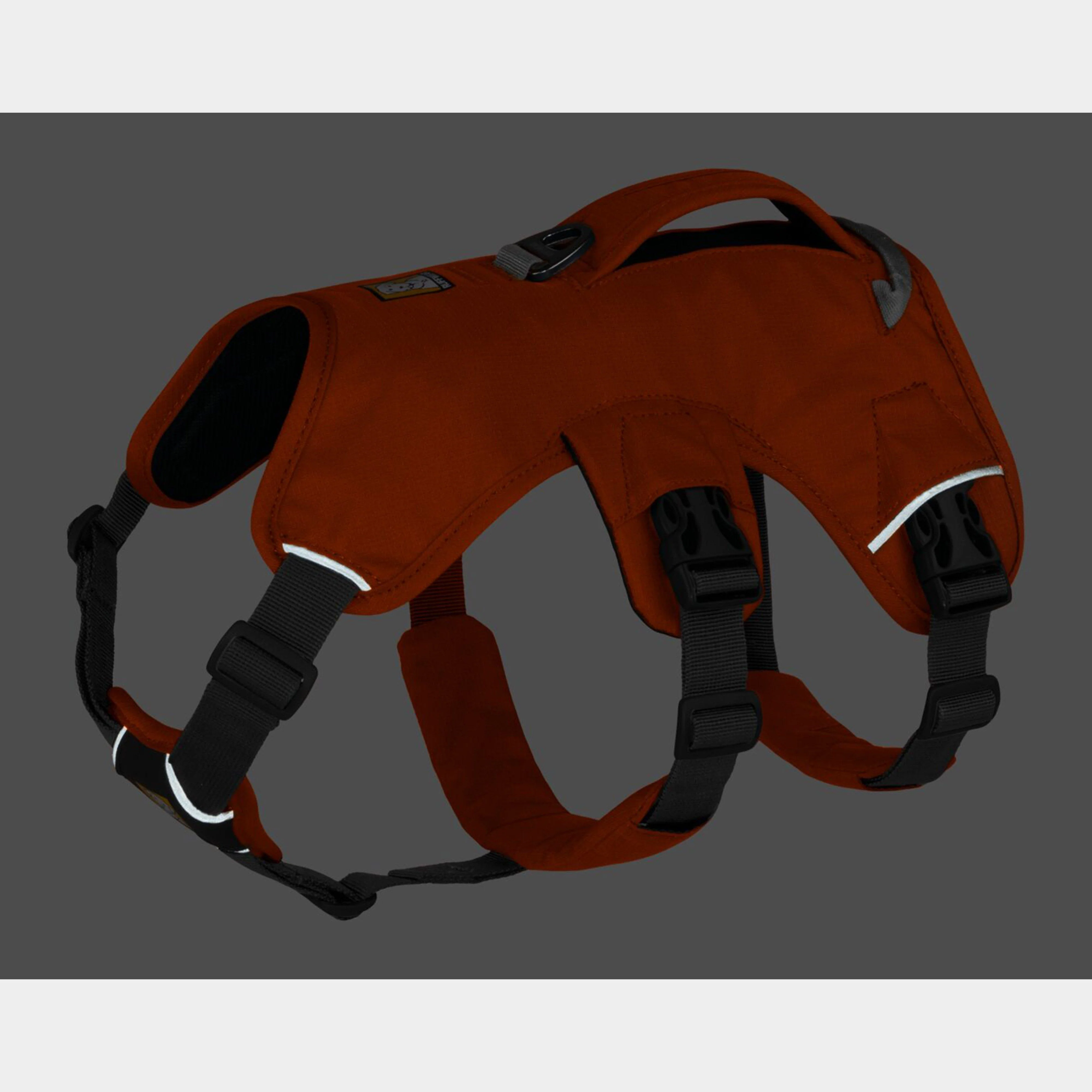 Web Master Dog Harness With Handle Blaze Orange - Image 12