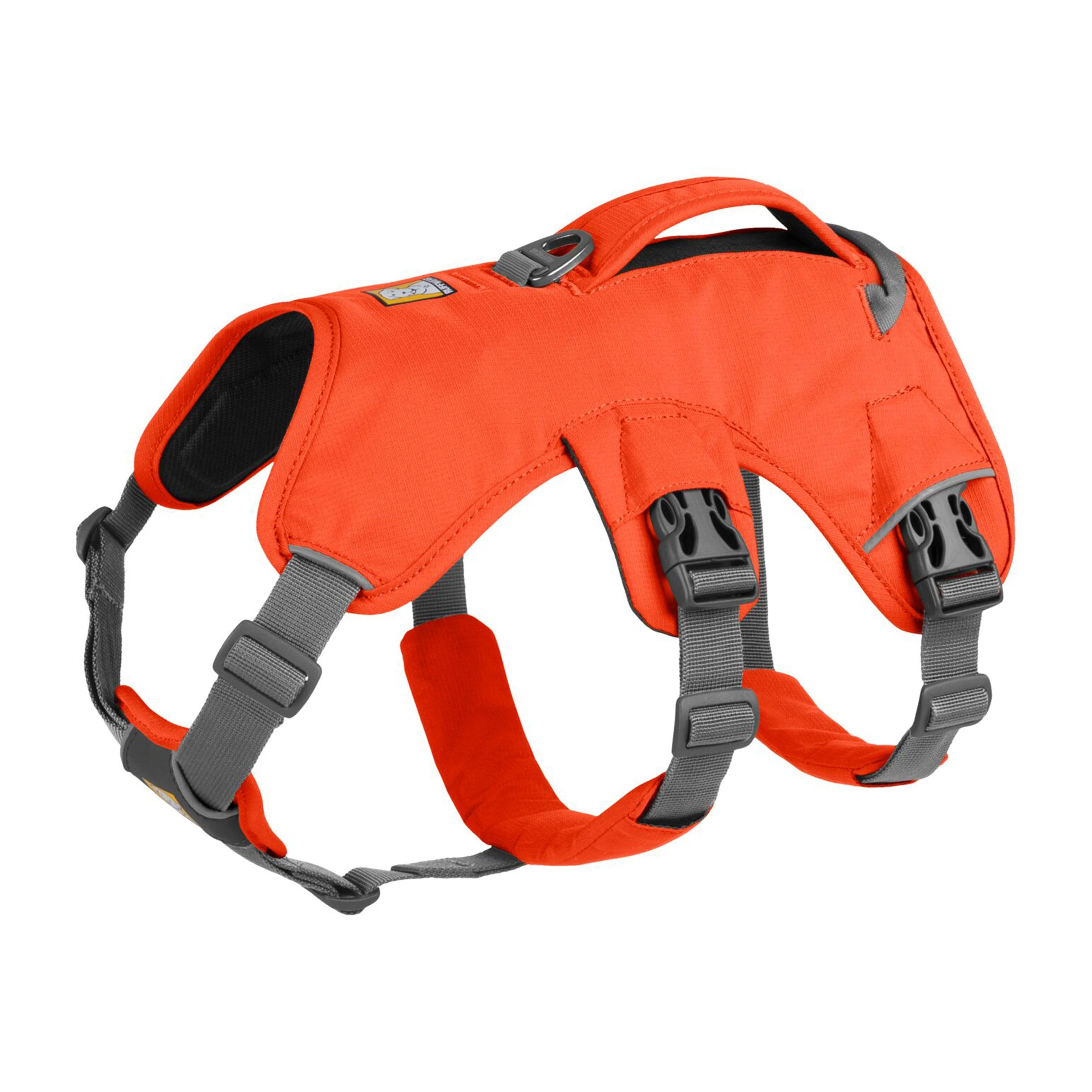 Web Master Dog Harness With Handle Blaze Orange - Image 13