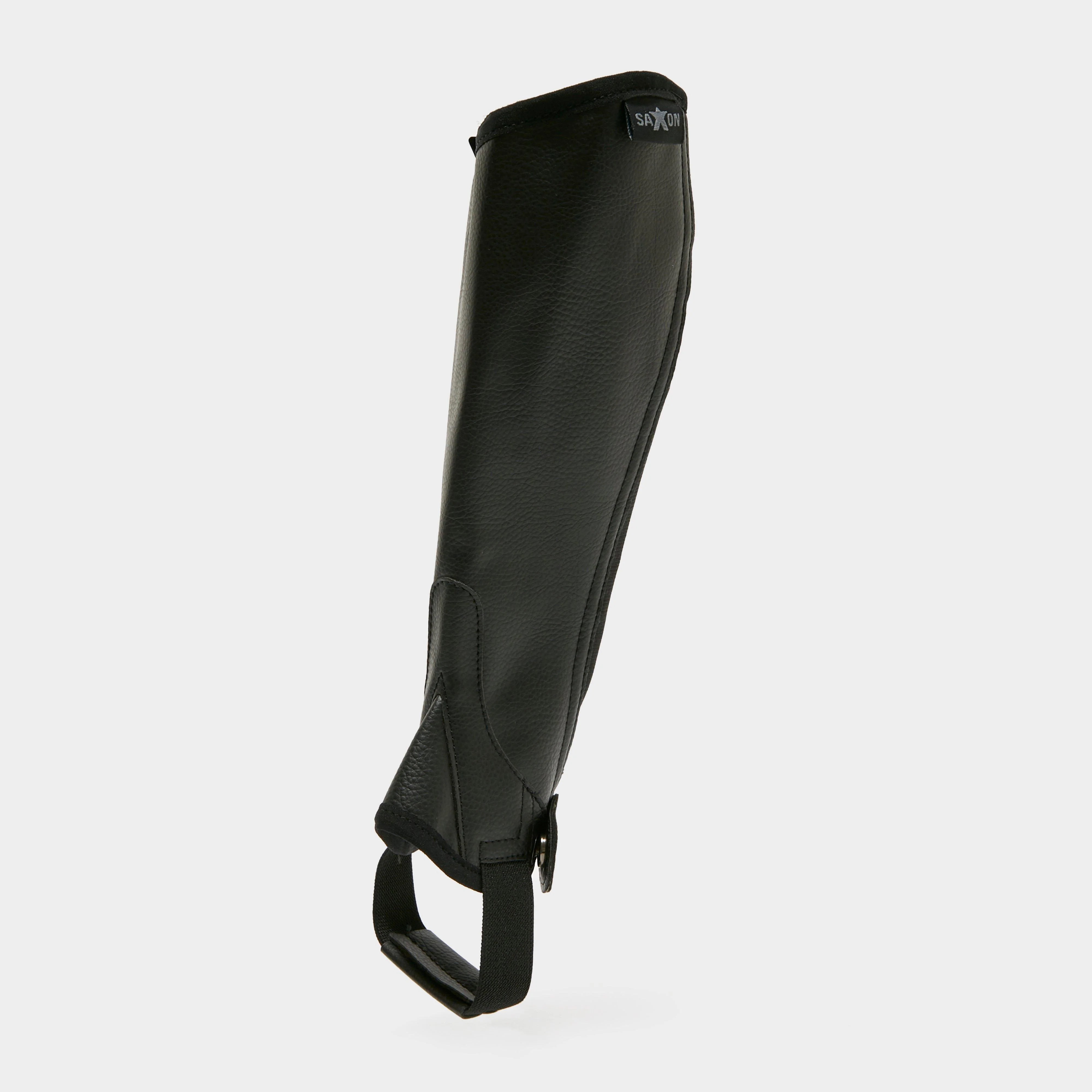 Childs Equileather Half Chaps Black - Image 2