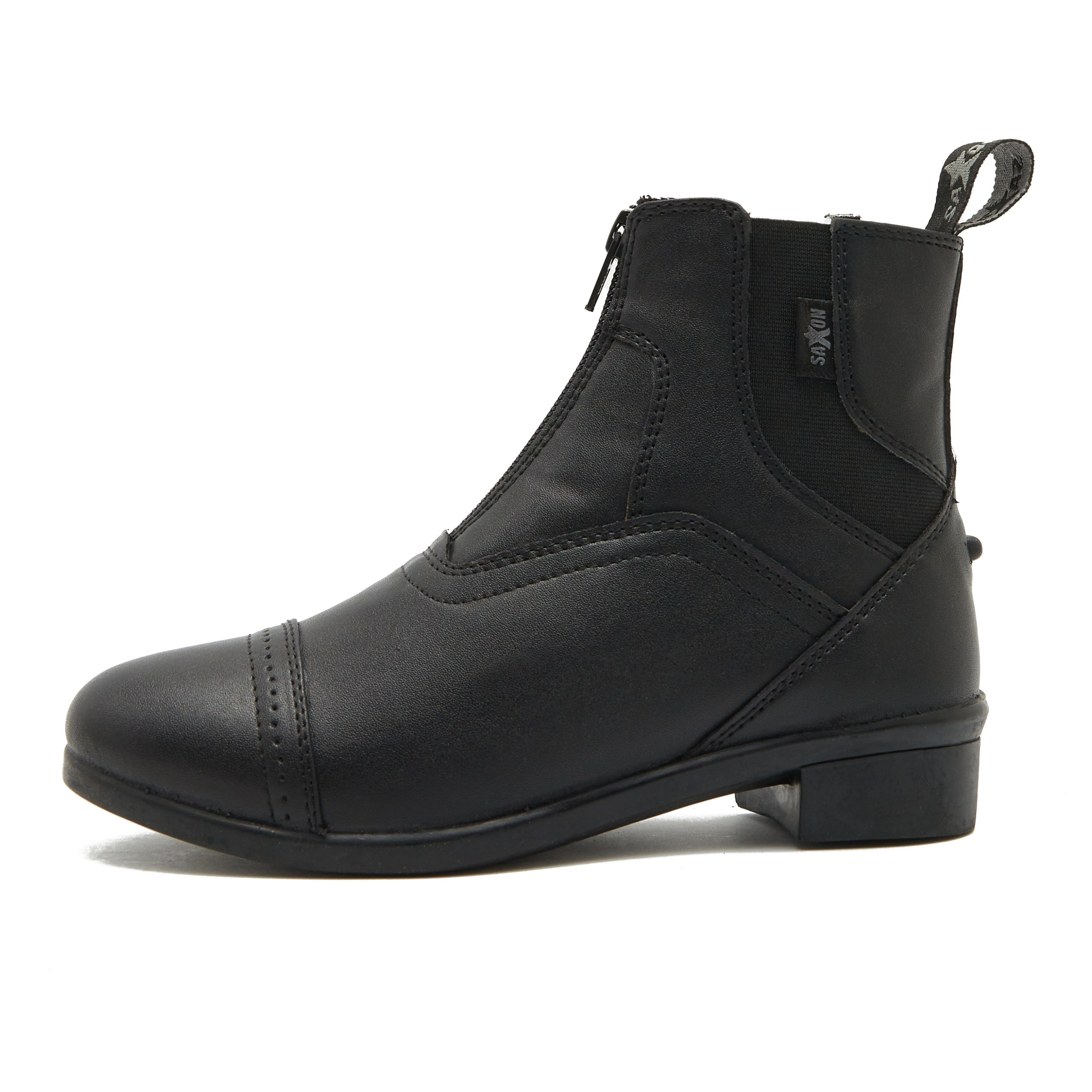 Childs Syntovia Zip Paddock Boots Black - Image 7