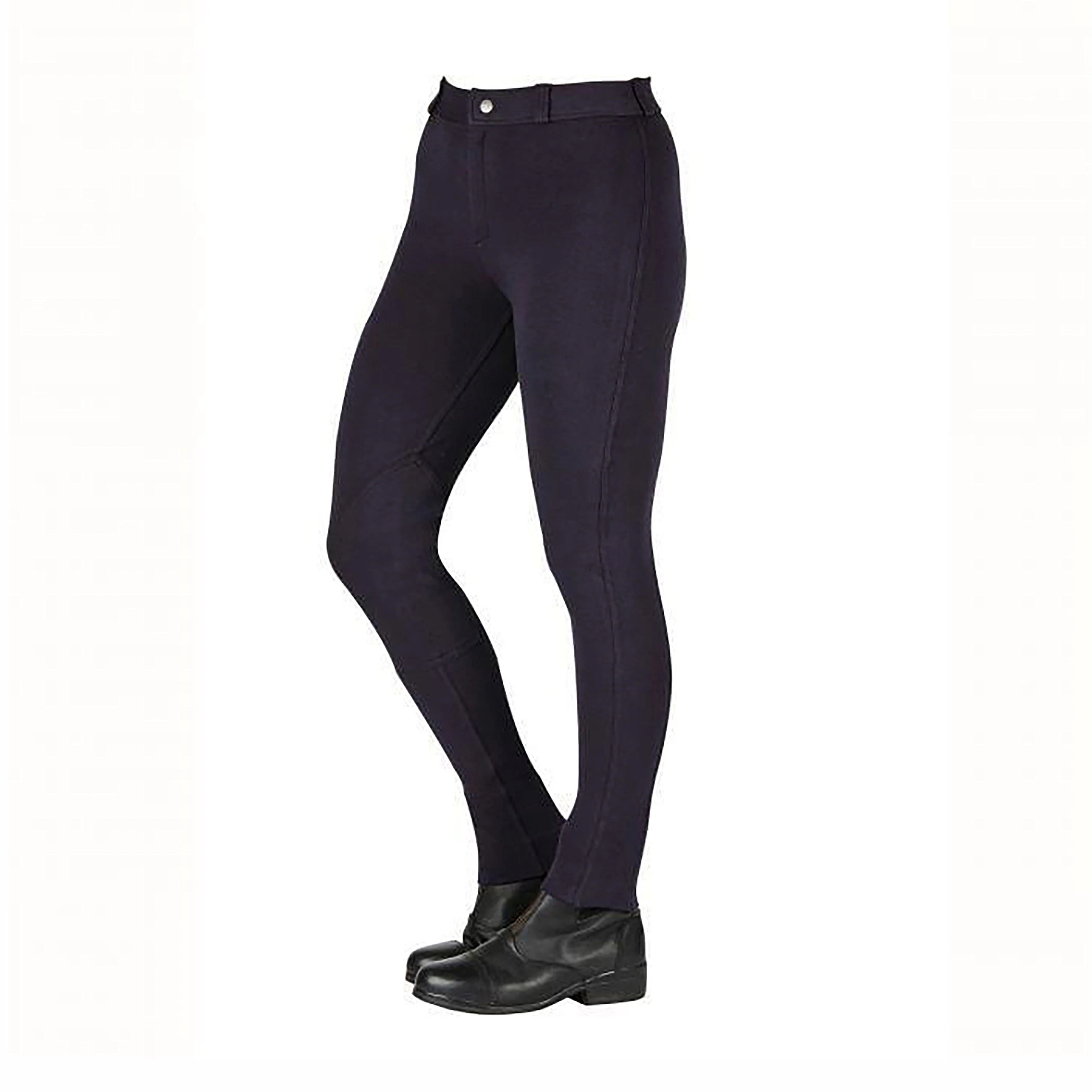Childs Warm Up II Jodhpurs Black - Image 3