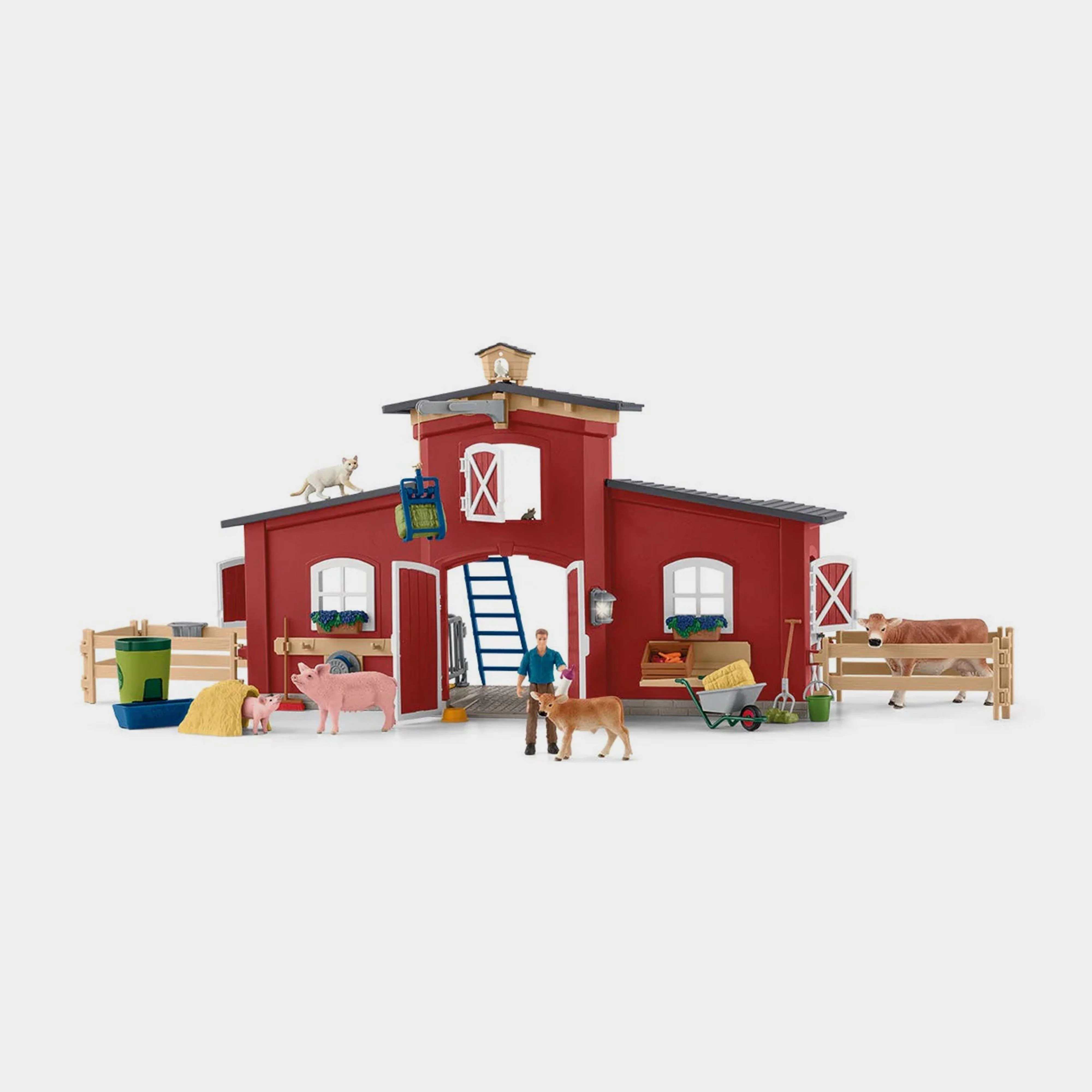 Large Barn with Animals and Accessories