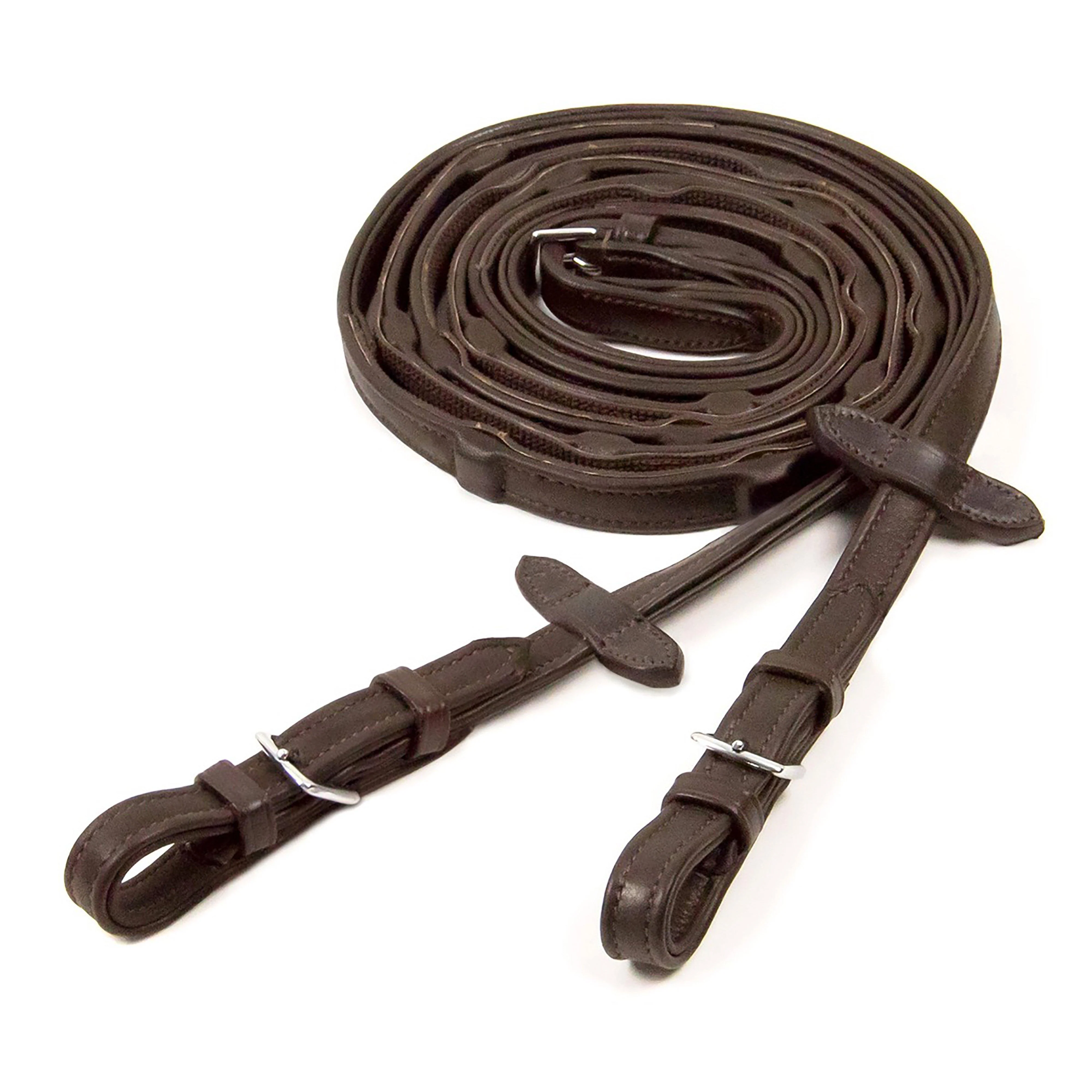 Dura Soft Grip Reins Dark Brown - Image 2