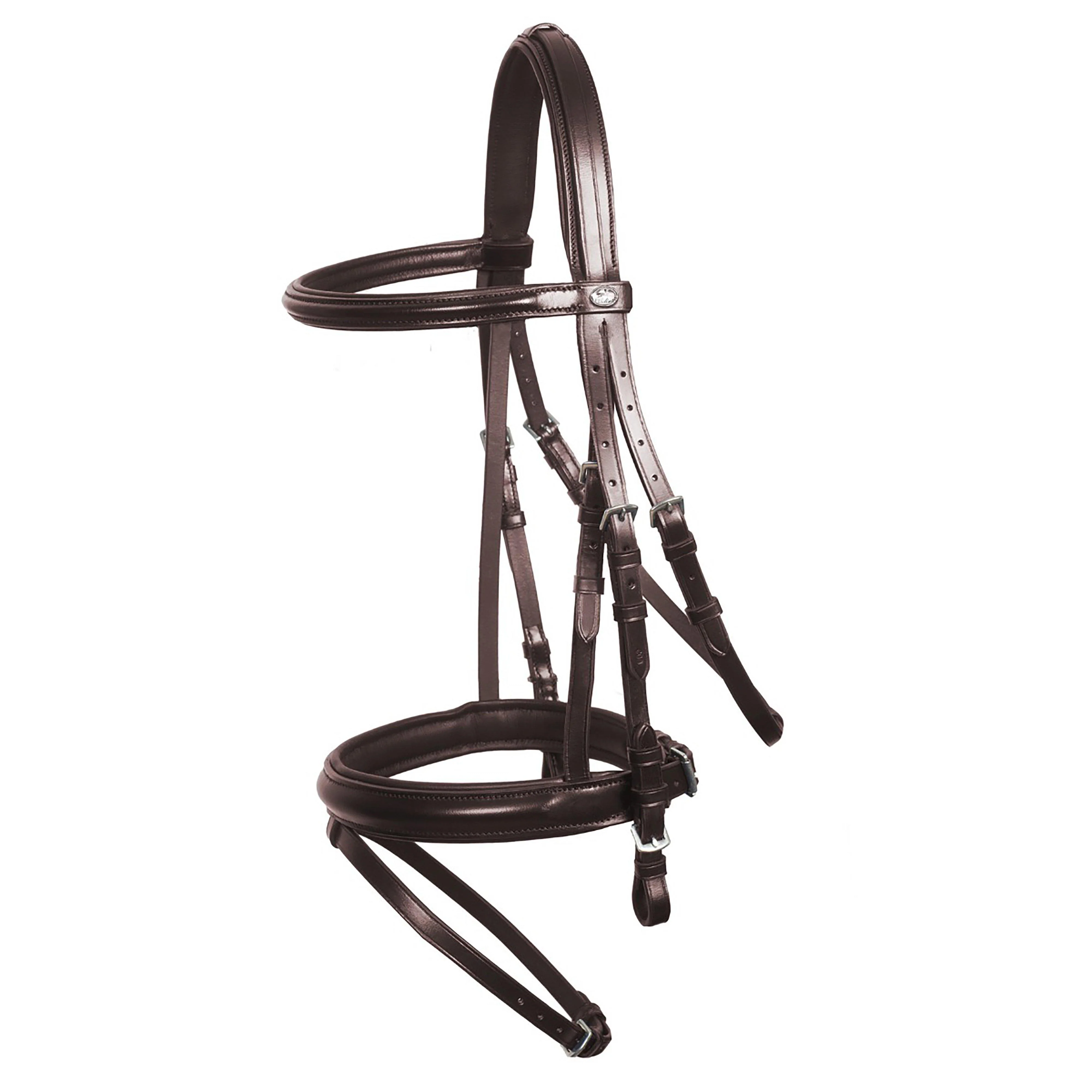 Schockomohle Neo Line Bremen Flash Bridle Brown - Image 2