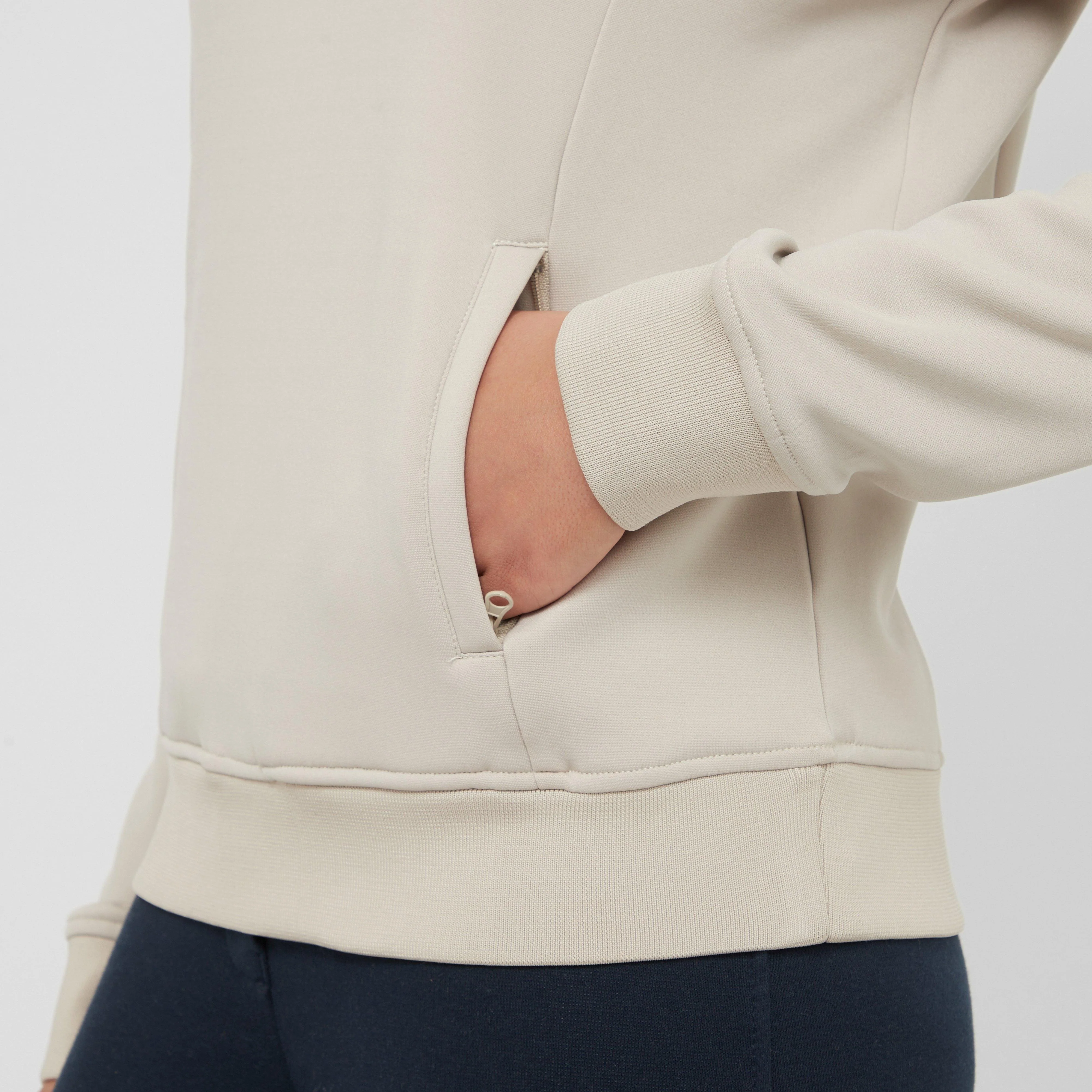 Womens Chaska Hoody Chalk - Image 5
