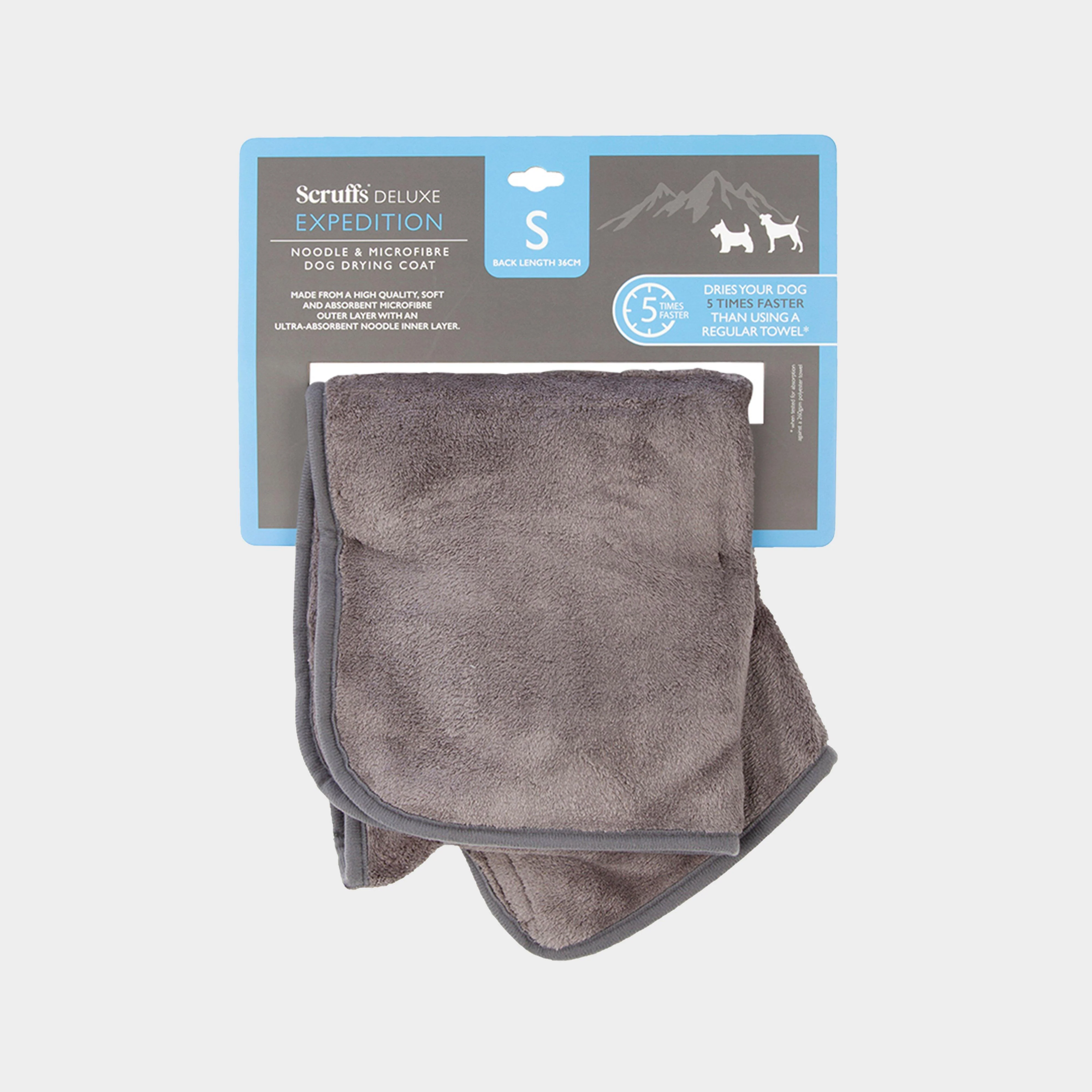 Expedition Deluxe Noodle & Microfibre Dog Drying Coat Storm Grey S - Image 2
