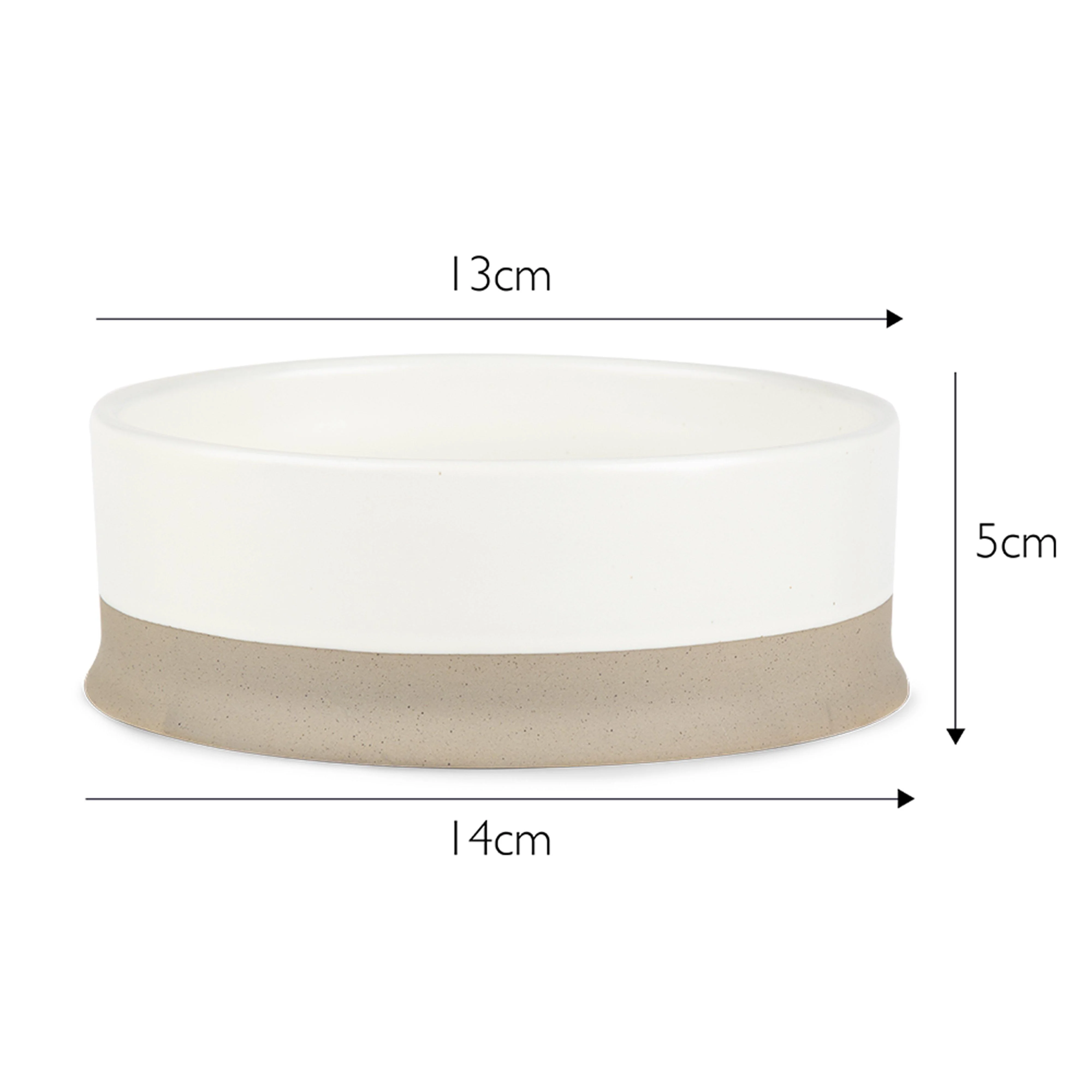 Scandi Non Tip Bowl Cream 14cm - Image 4