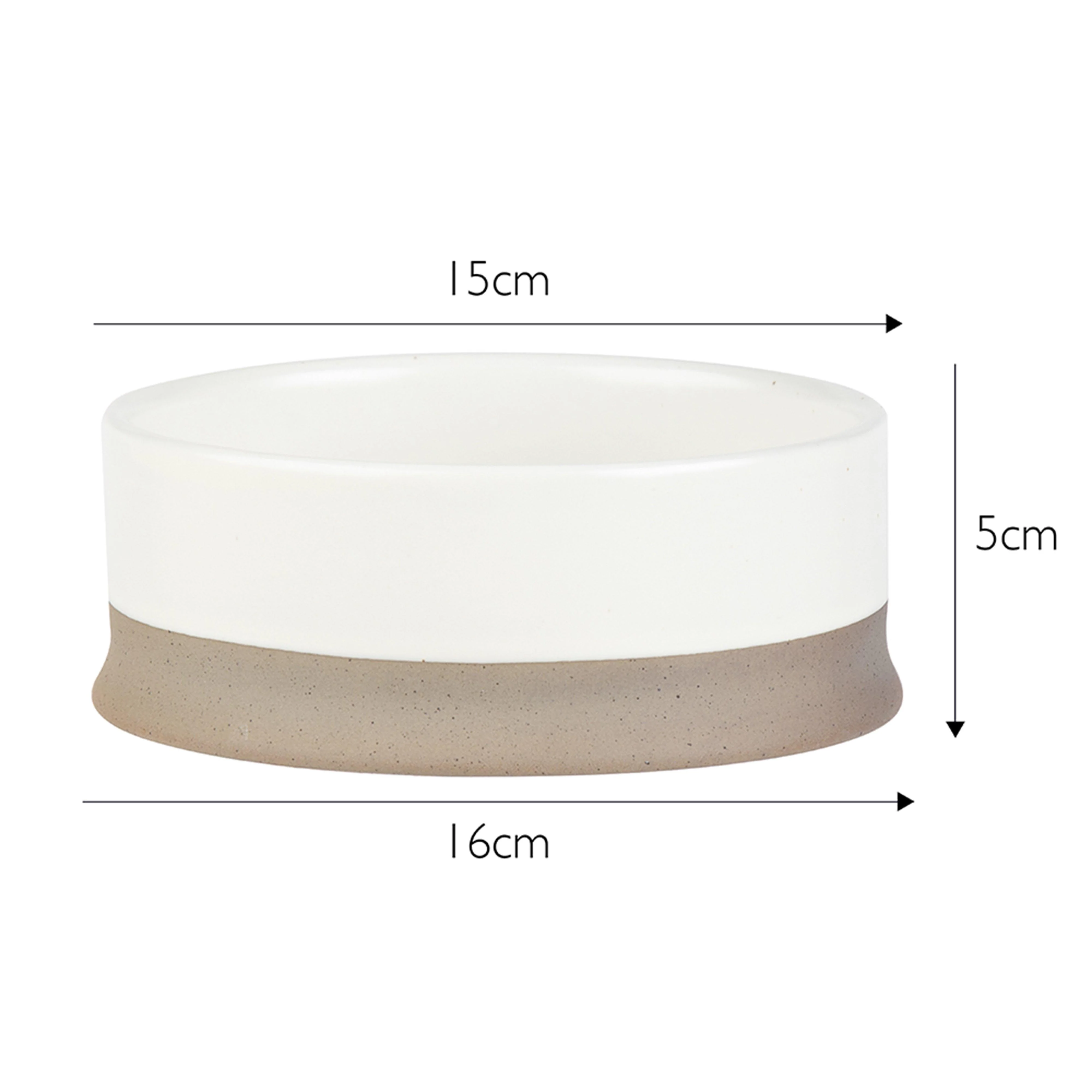 Scandi Non Tip Bowl Cream 16cm - Image 5