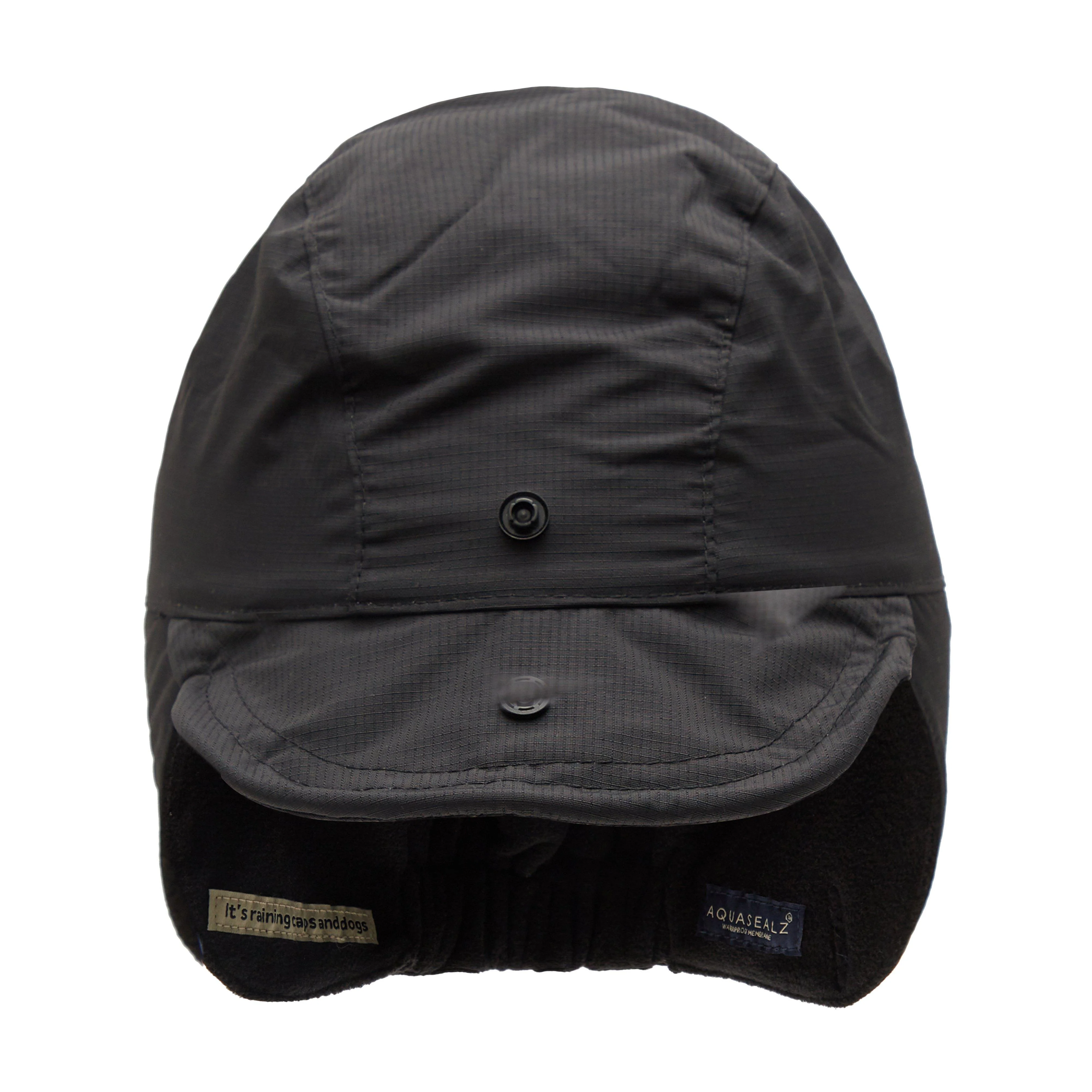 Mens Kirstead Waterproof Hat Black - Image 7