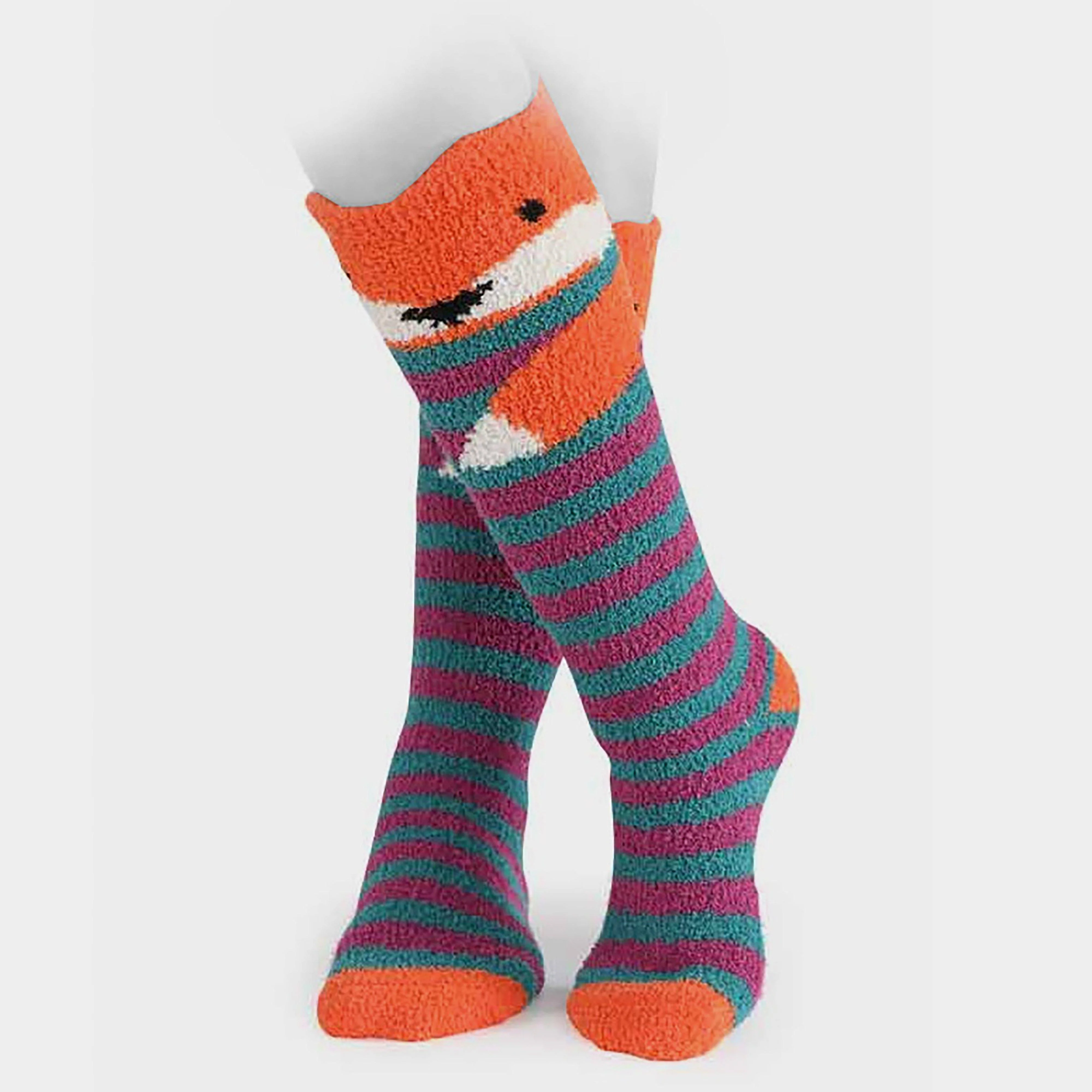 Adult Fluffy Socks Fox - Image 2