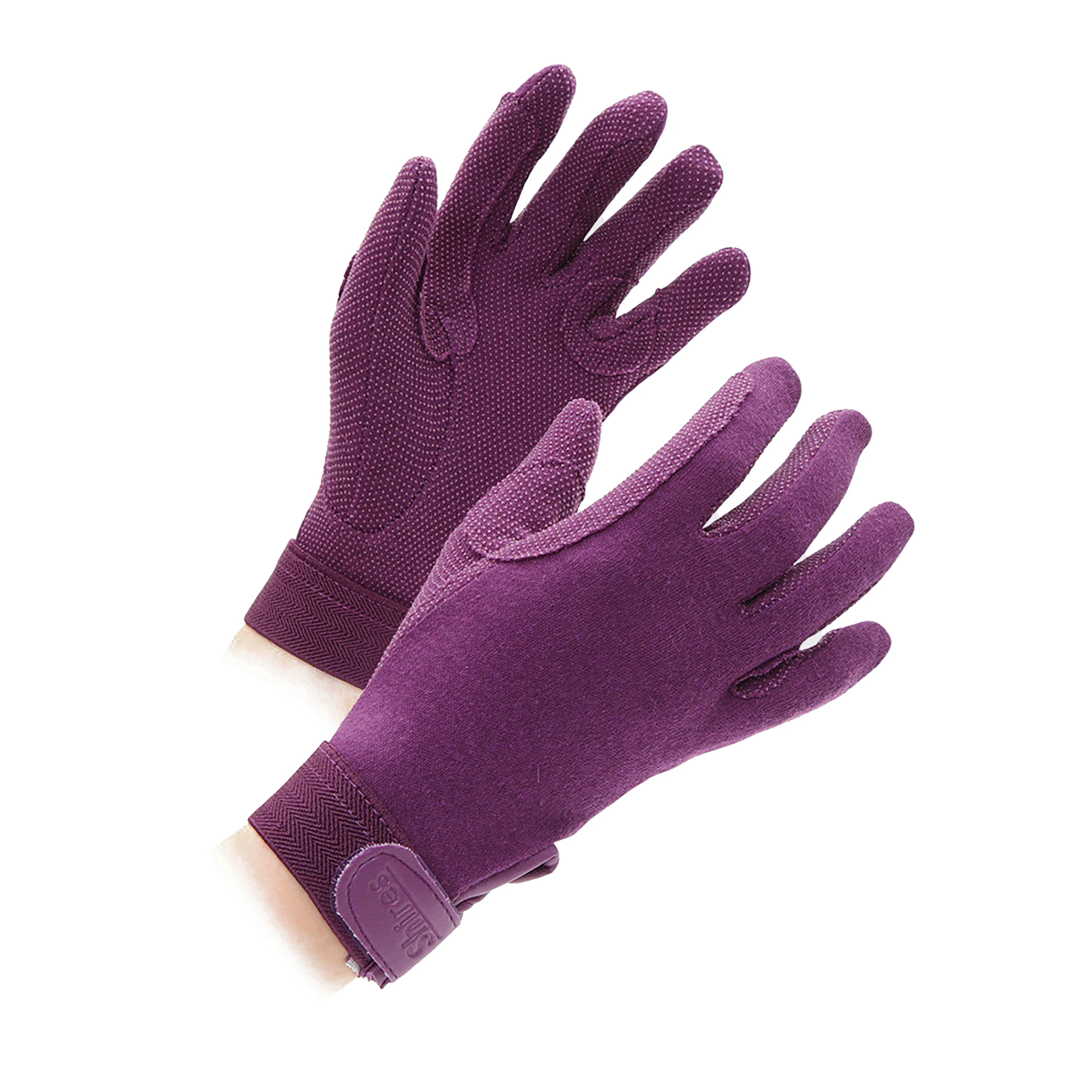 Adults Newbury Riding Gloves Purple - Image 2