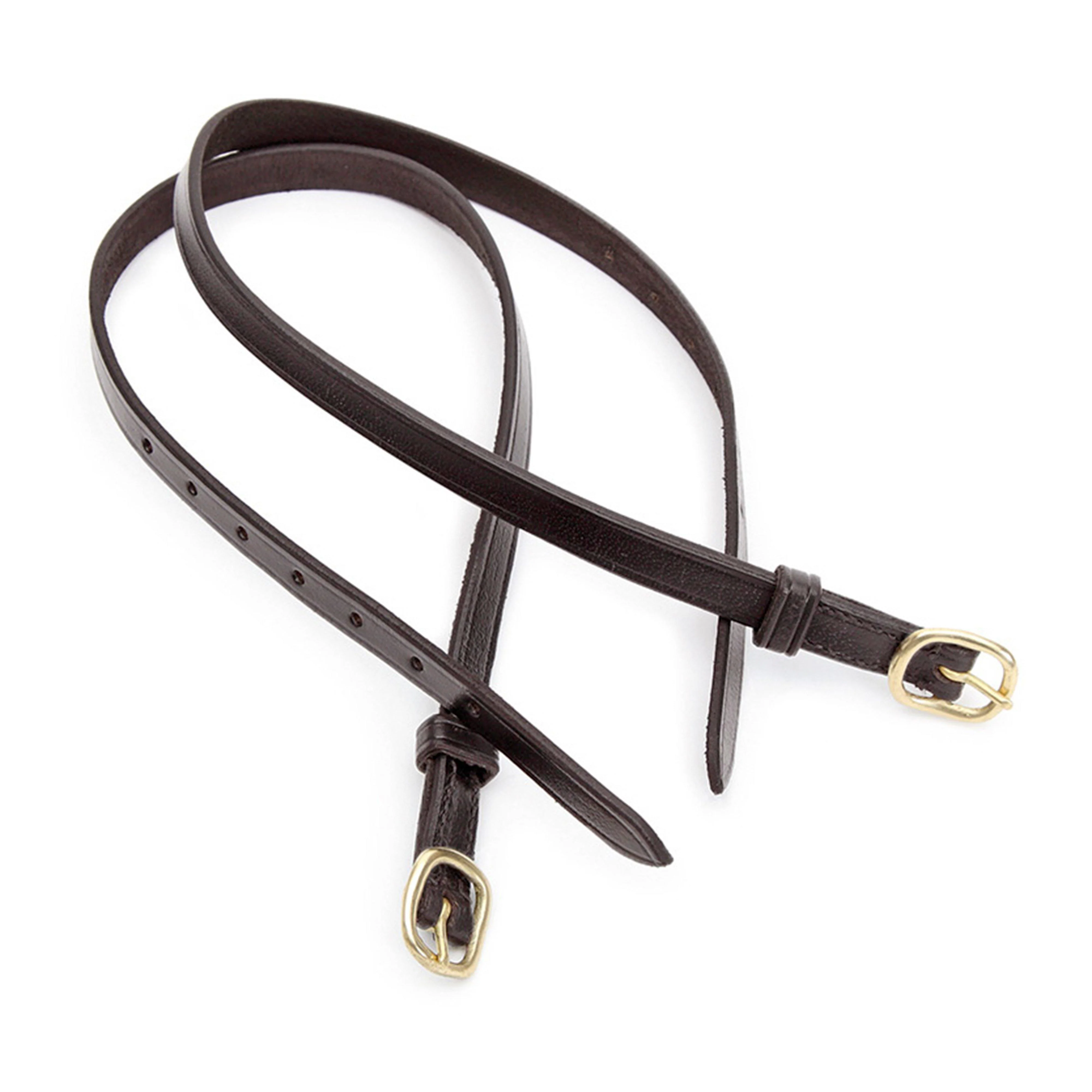 Childs Leather Spur Straps Havana - Image 2
