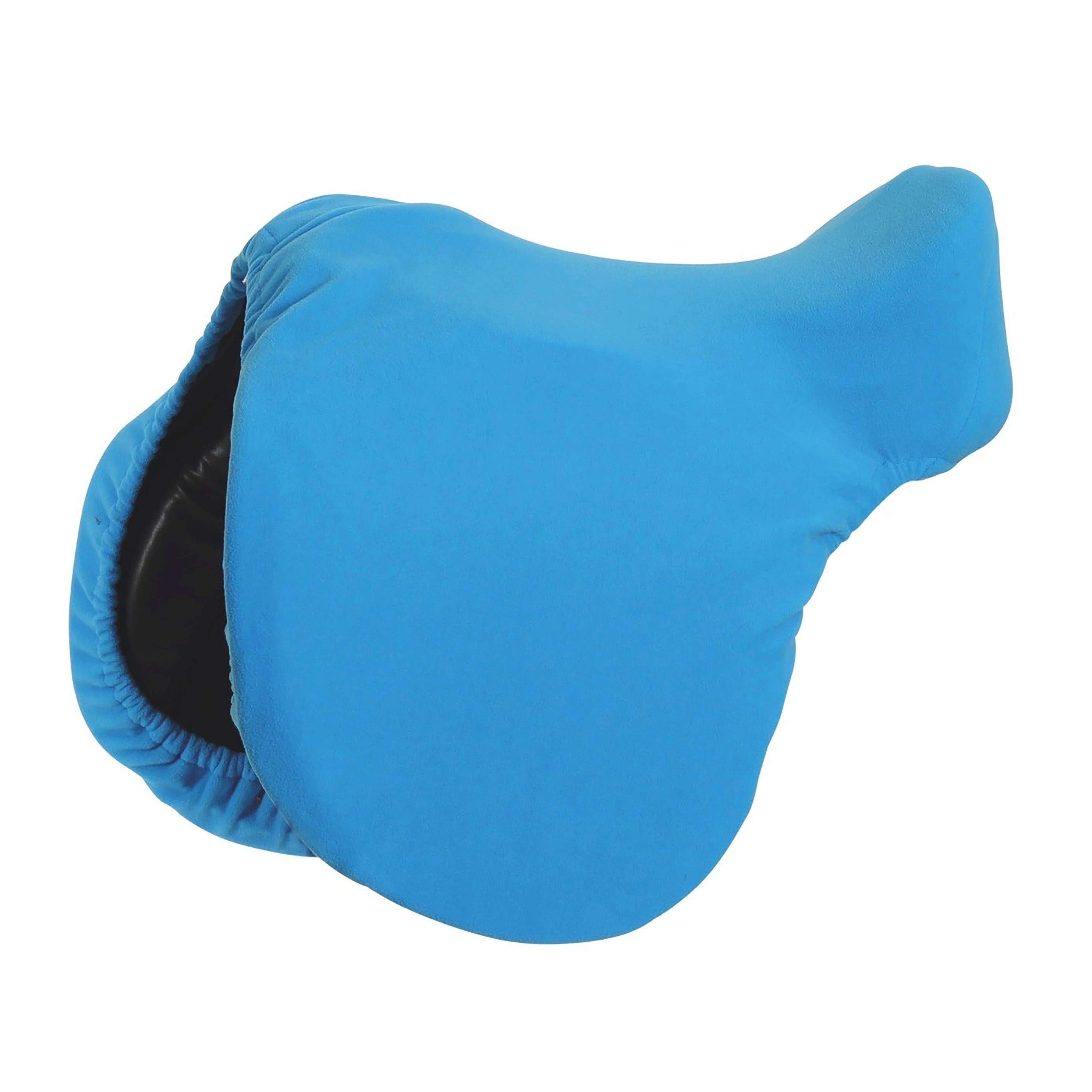 Fleece Saddle Cover Bright Blue - Image 2