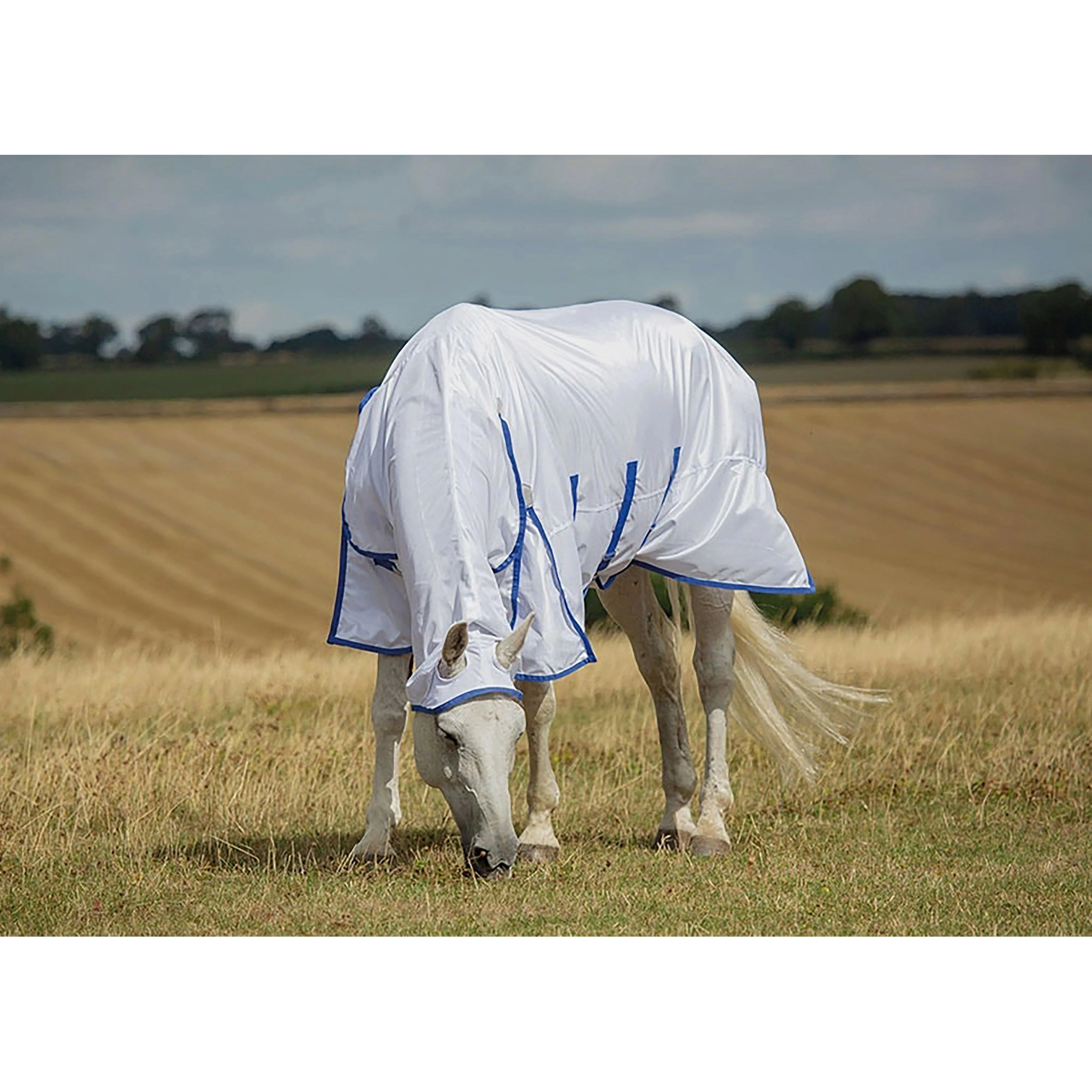 Highlander Plus Fly Sheet Combo Neck Rug White - Image 2