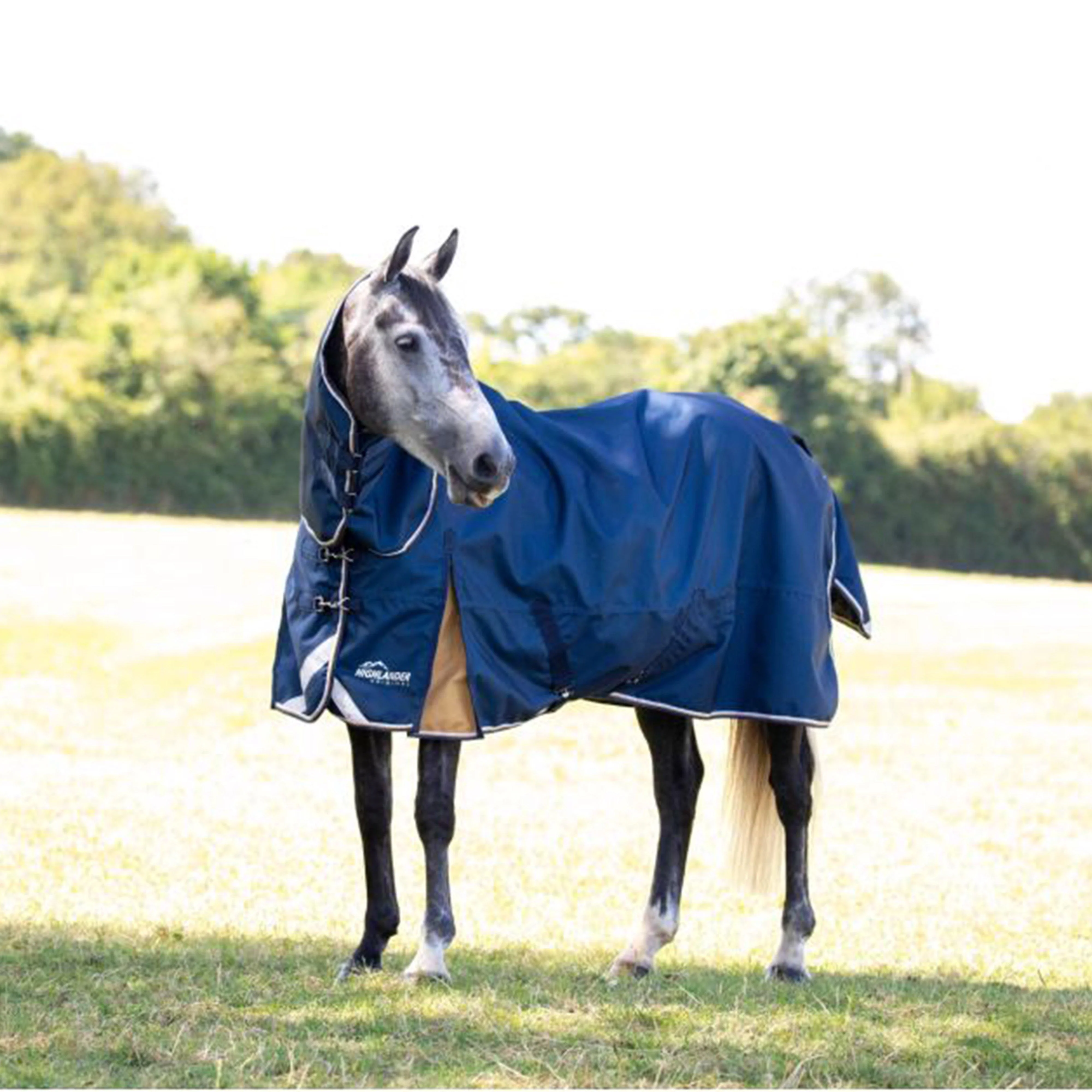 Highlander Plus Lite 0g Combo Turnout Rug Navy - Image 6