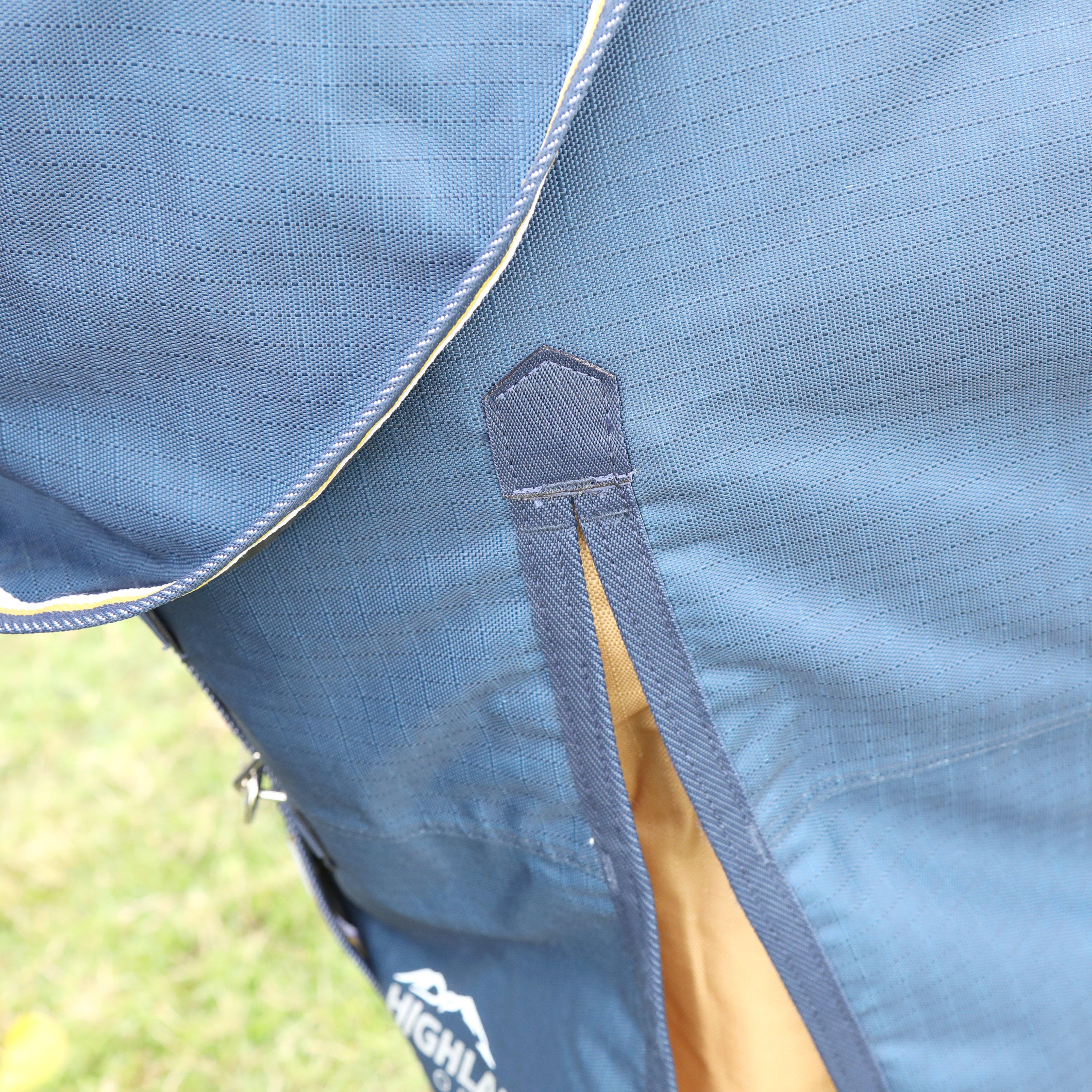 Highlander Plus Lite 0g Standard Neck Turnout Rug Navy - Image 5