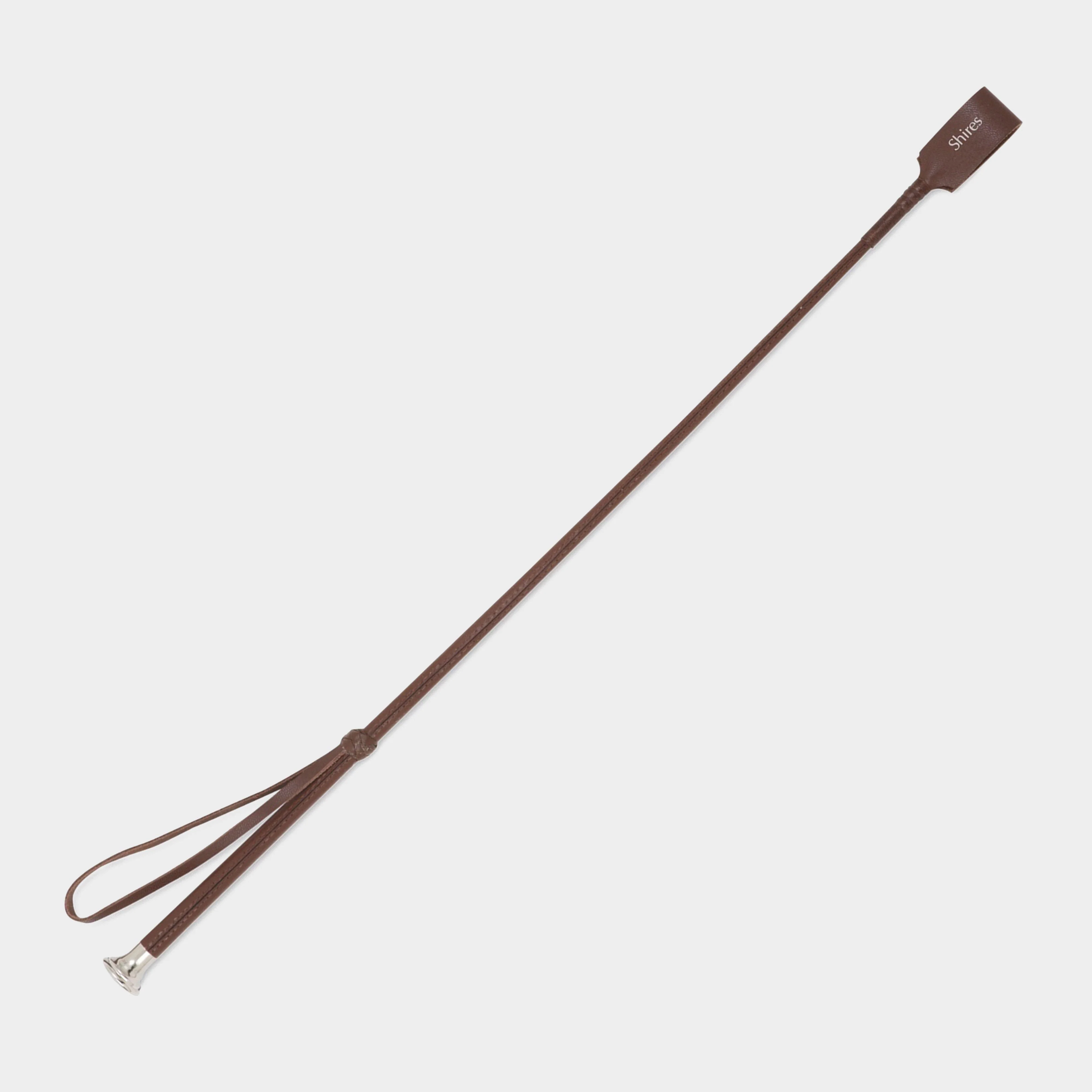 Leather Show Whip | Brown