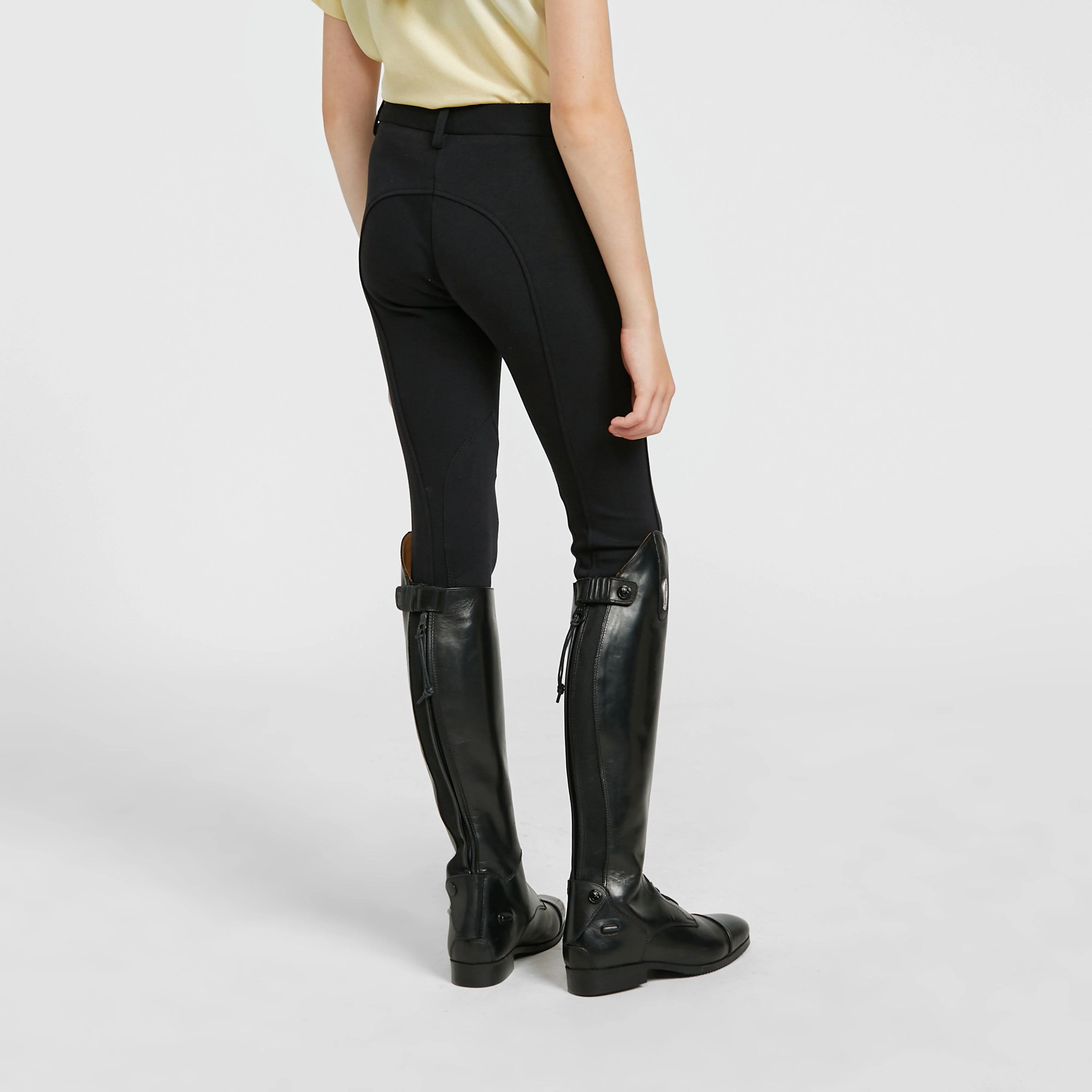 Maids Saddlehugger Breeches Black - Image 2